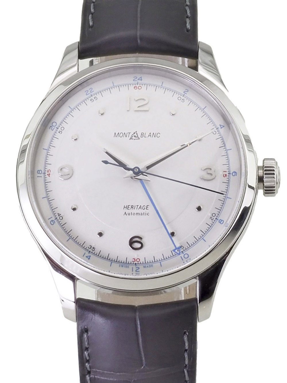 MONTBLANC Automatikuhr Swiss Made Herren Uhr Heritage 40 mm Ø 119948 / 7492, Inklusive Montblanc Laboratory Test 500 Zertifikat