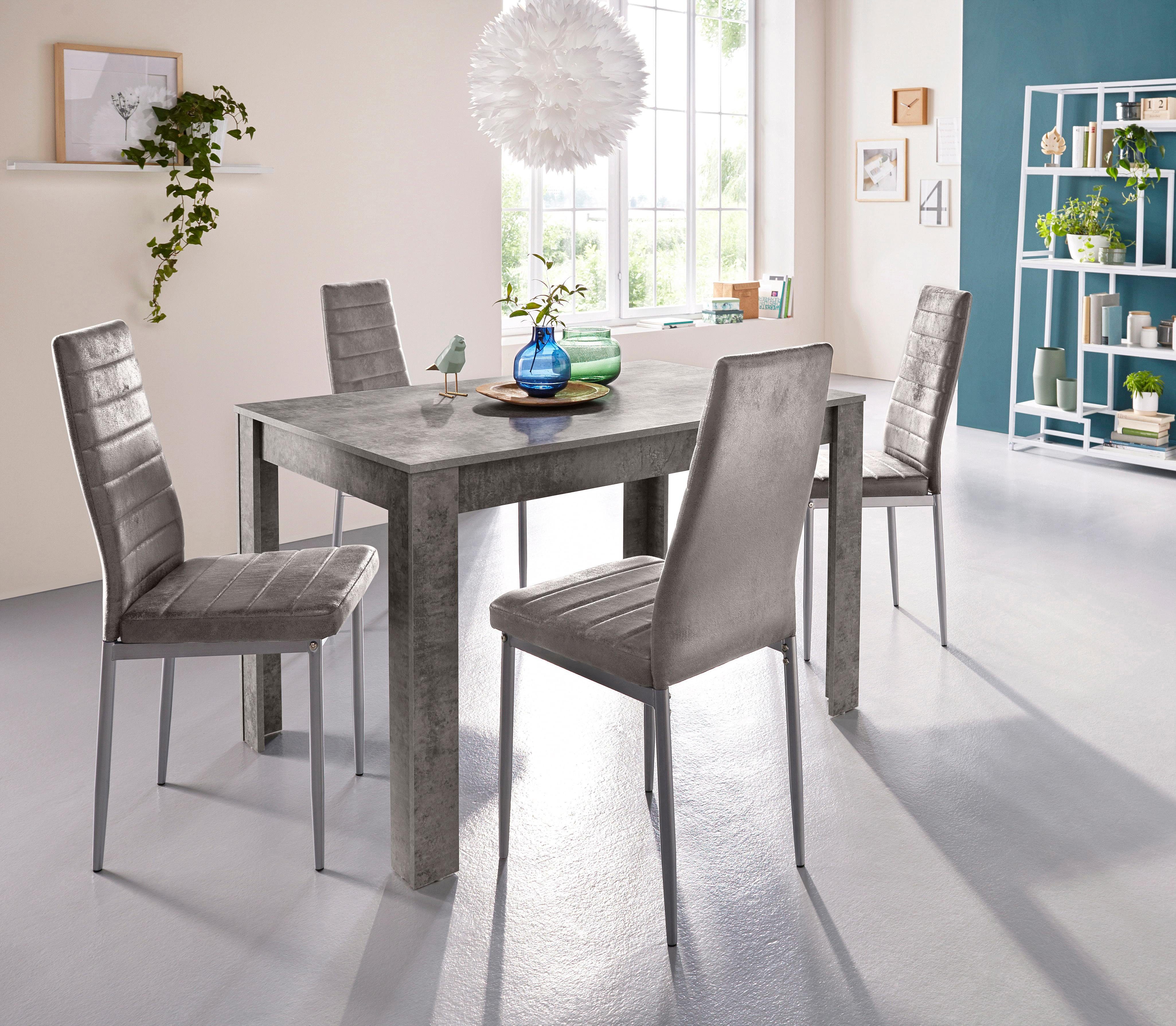 INOSIGN Essgruppe mit Tisch und 4 günstig online kaufen