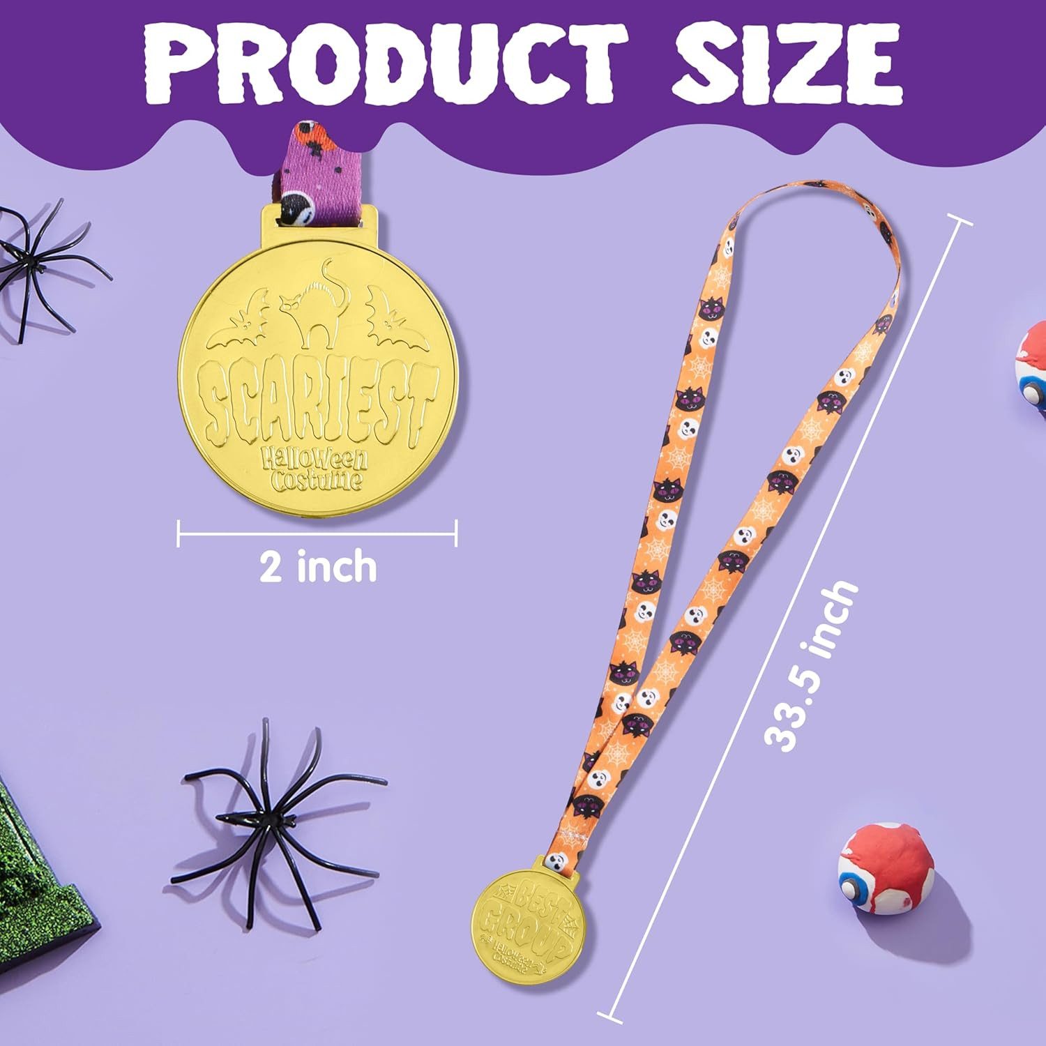 JOYIN Charm Medaillon JOYIN 6 Halloween Medaillen, Kostümwettbewerb Kinder – Bild 4 von 5