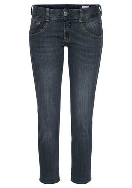 Herrlicher 7/8-Jeans GINA CROPPED POWERSTRETCH mit seitlichem Keileinsatz