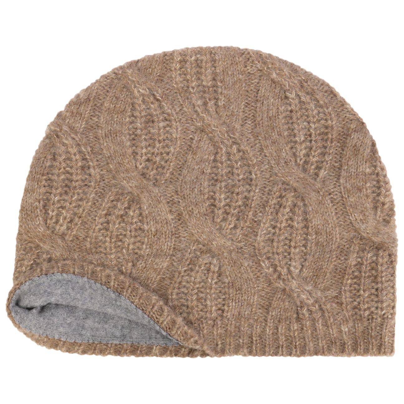 Seeberger Beanie (1-St) Strickmütze mit Futter
