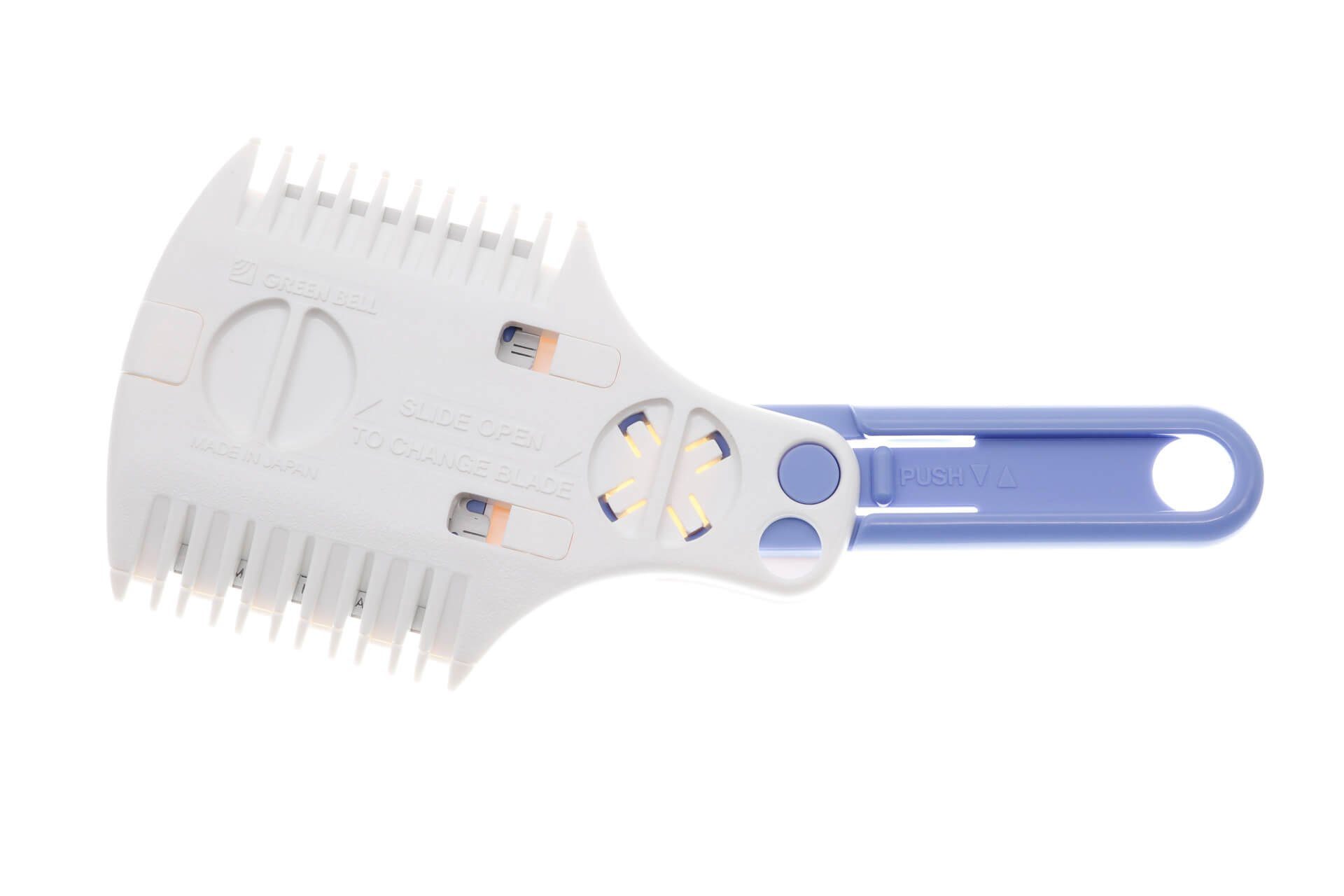 Seki EDGE Bartschere Doppelseitiger Rasierkamm SS-702 15x6.5x1 cm, handgeschärftes Qualitätsprodukt aus Japan