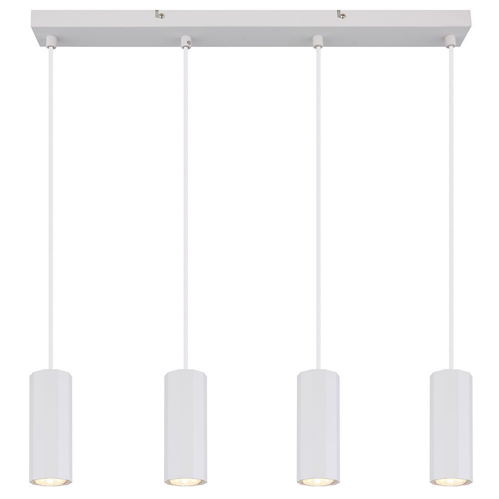 GLOBO LIGHTING Pendelleuchte, Leuchtmittel nicht inklusive, Pendellampe Hängeleuchte Esstischlampe weiß Wohnzimmerlampe 4