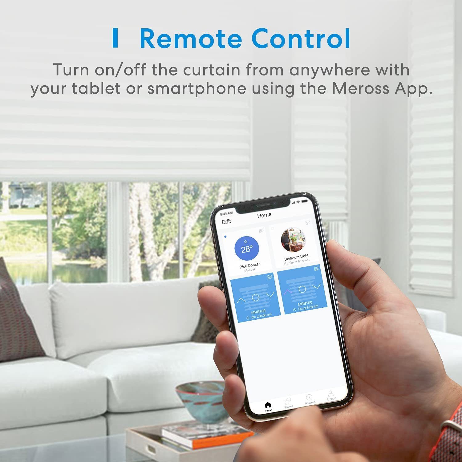 Meross Meross Smart Wi-Fi Schalter Shutter für - smarter Deine Roller Smart-Home-Steuerelement Rollos