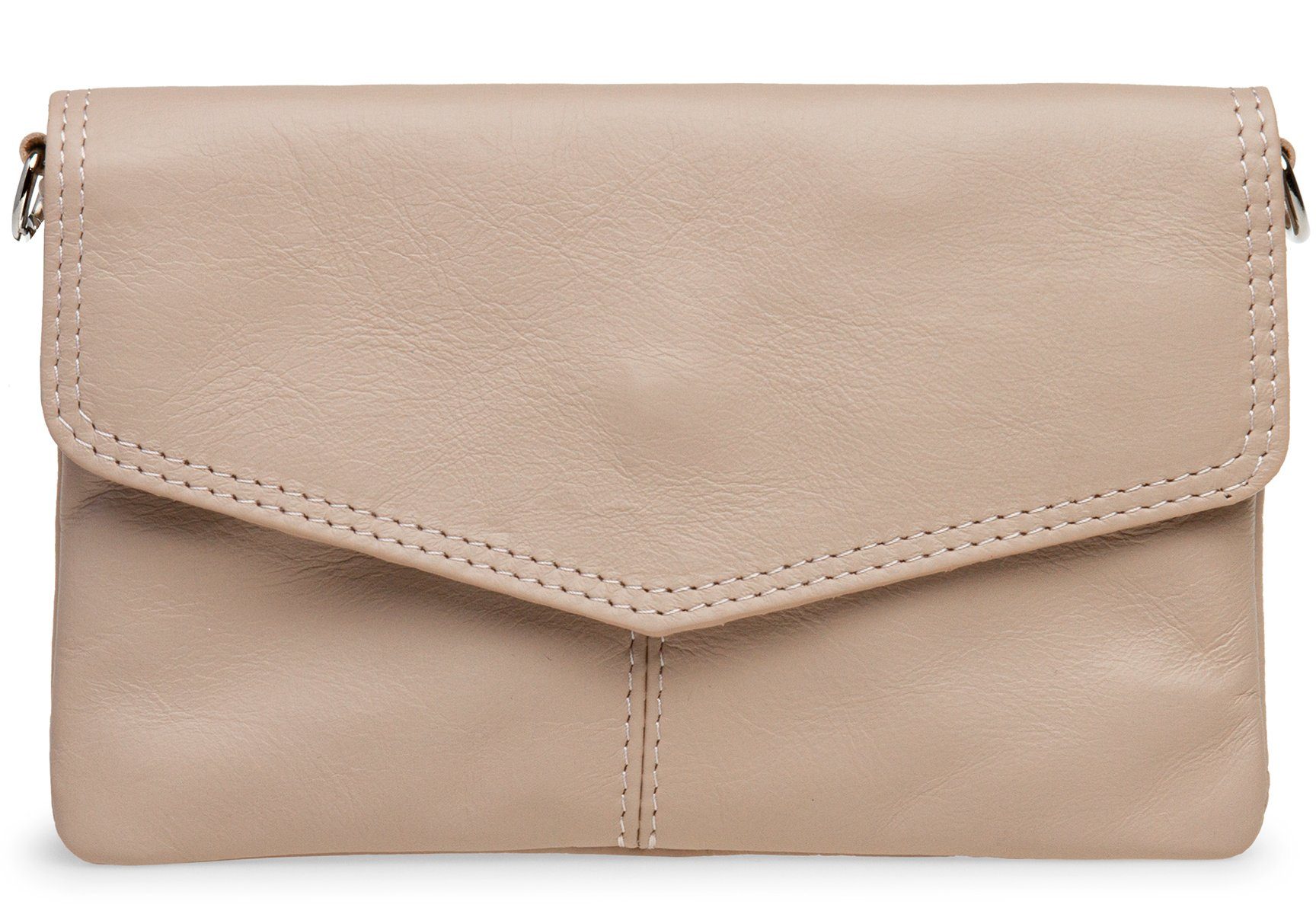 Caspar Clutch Abendtasche Leder Damen Umhängetasche günstig online kaufen