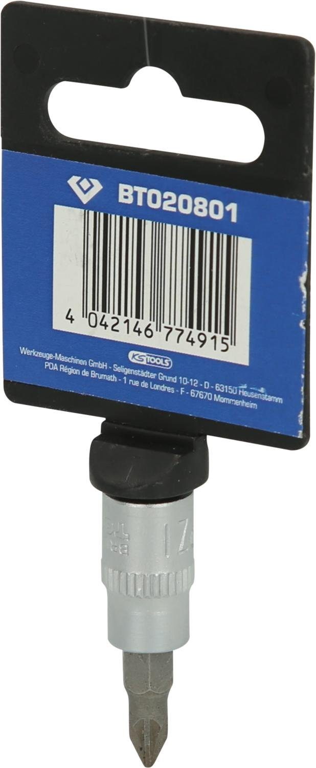 Brilliant Tools Bohrer- und Bitset 1/4" PZ Kreuzschlitz Bit-Stecknuss, PZ1