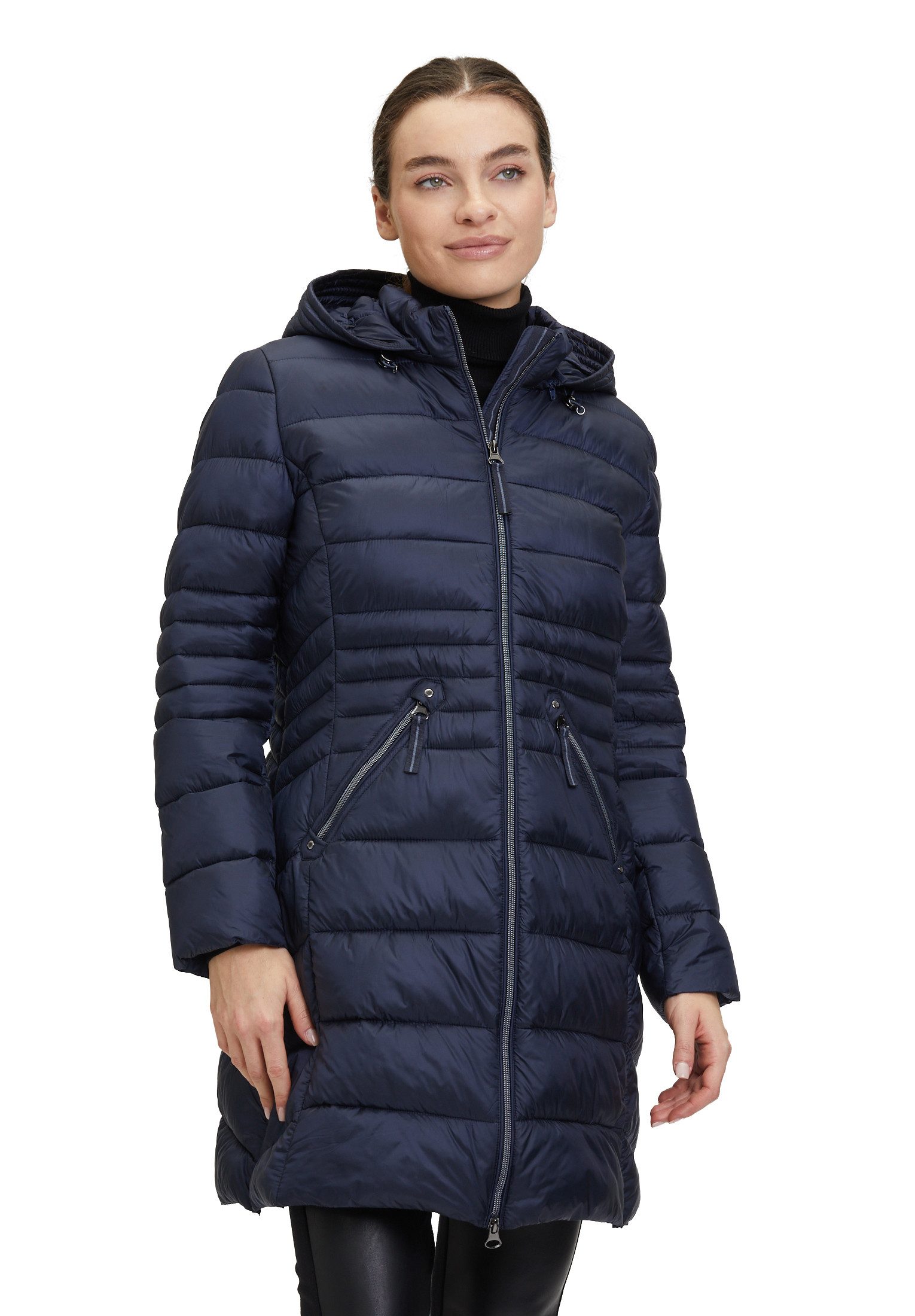 Betty Barclay Steppjacke Damen Steppjacke mit abnehmbarer Kapuze