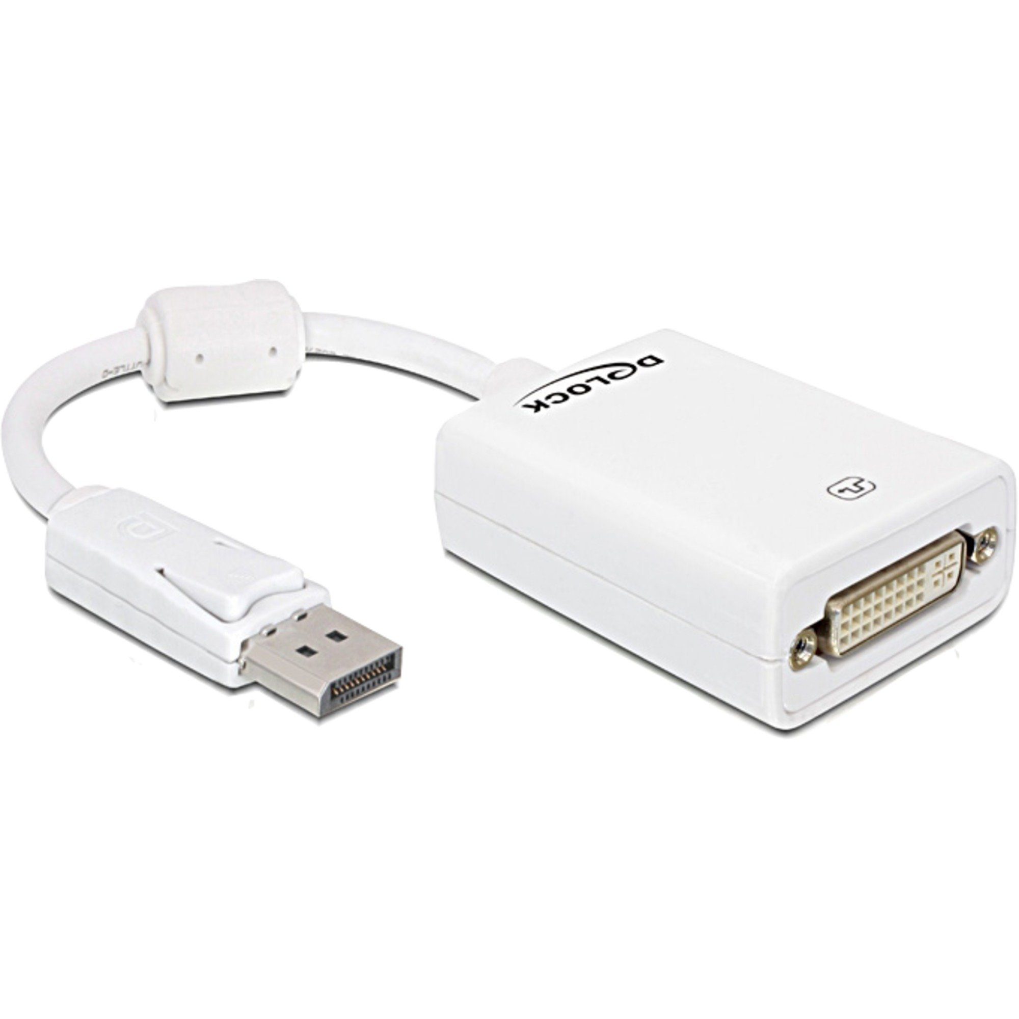 DeLOCK DisplayPort zu DVI-I Buchse 24+5, Adapter, Adapter