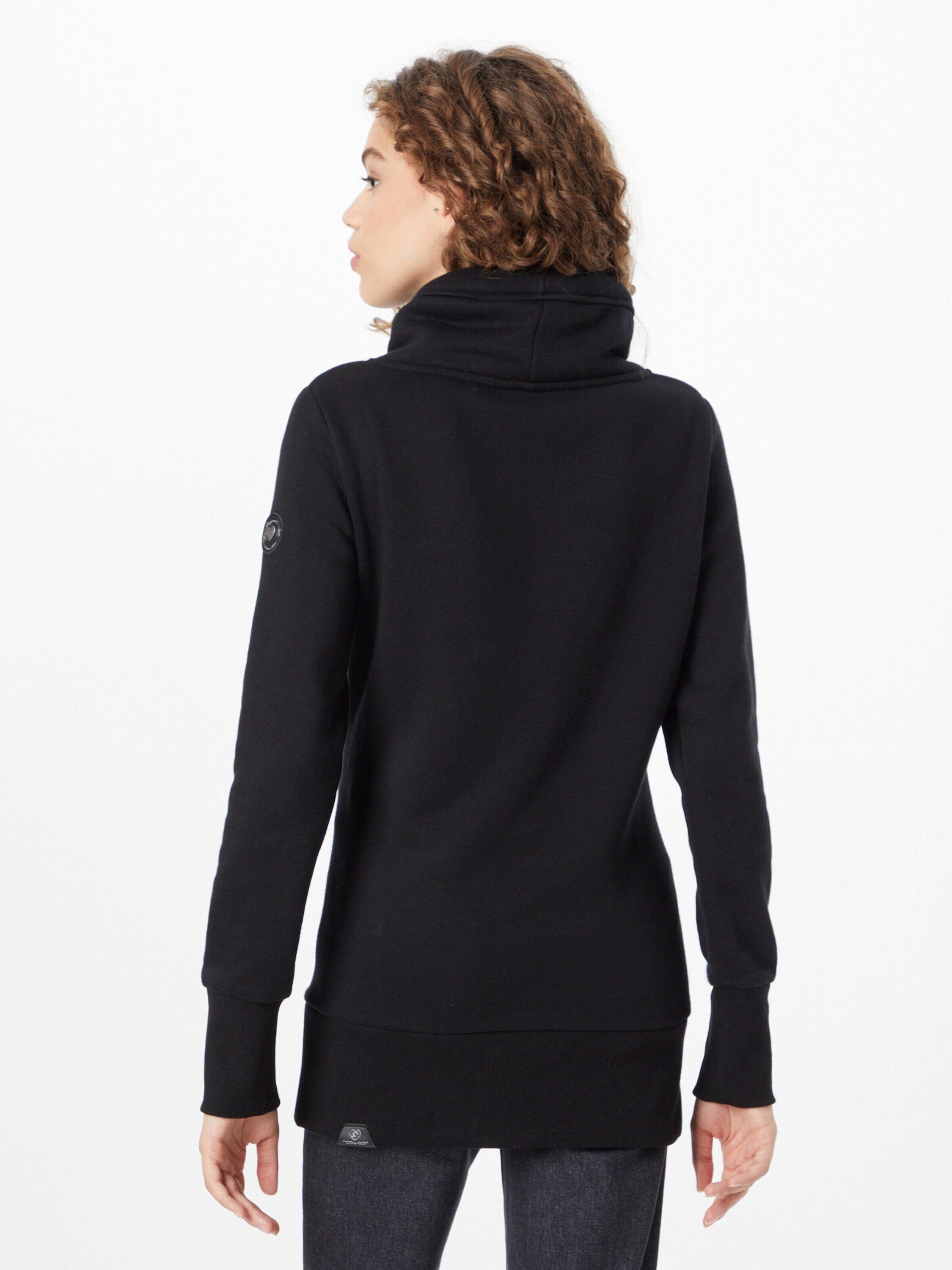 Ragwear Sweatshirt Neska (1-tlg) Detail Details, Plain/ohne Weiteres BLACK