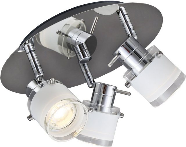 B.K.Licht LED Deckenleuchte, LED Bad Deckenlampe Design Deckenstrahler schwenkbar GU10 IP44 Badezimmer-Otto