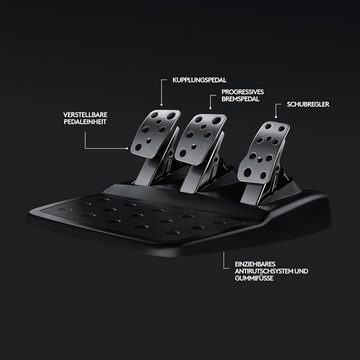 Logitech G920 Driving Force Rennlenkrad mit Pedalen USB Gaming-Lenkrad (Set, für Plattform PC, Xbox Series X, S, Xbox One)