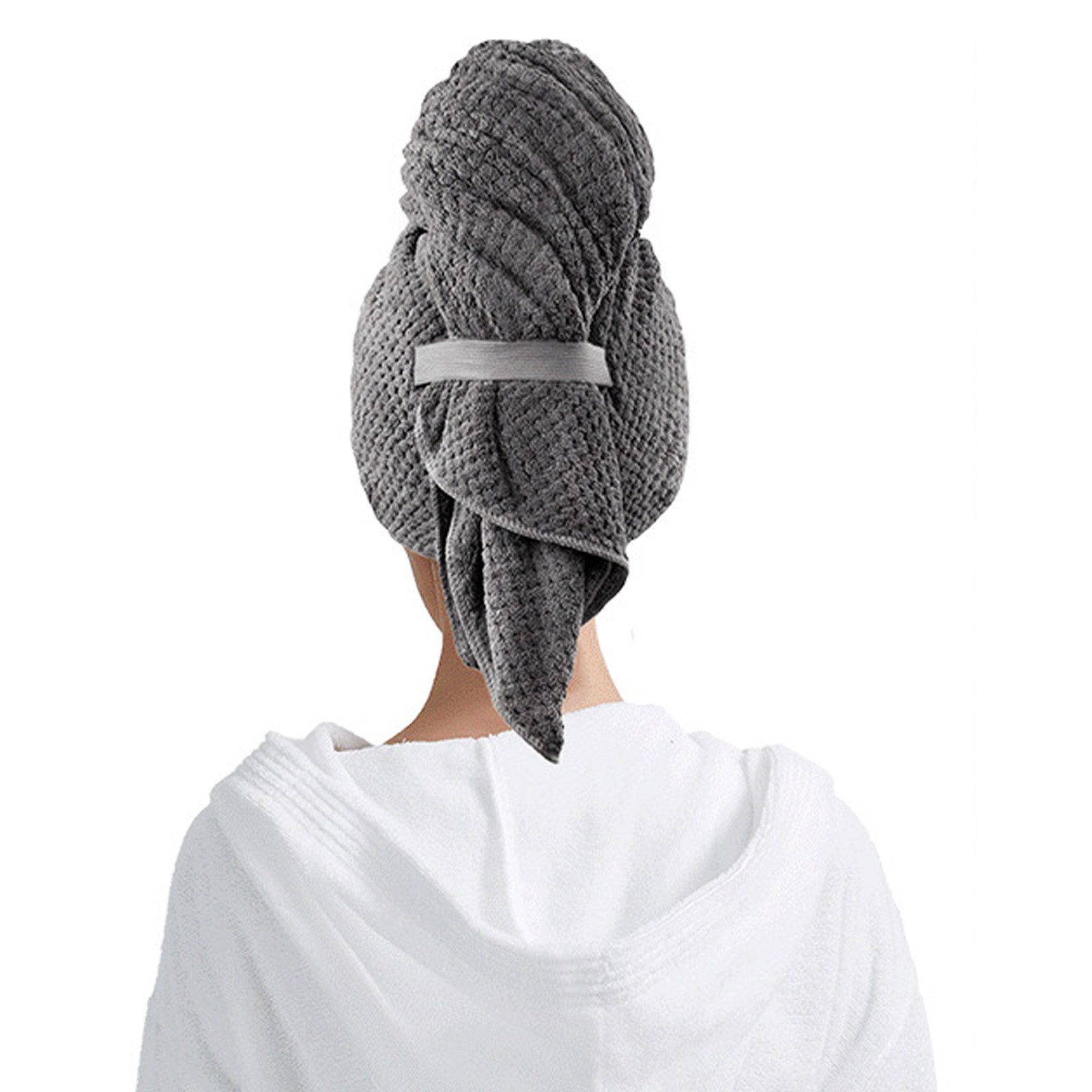 OKWISH Turban-Handtuch Haartuch Haarhandtuch Kopf Turban Handtuch Haartrock günstig online kaufen