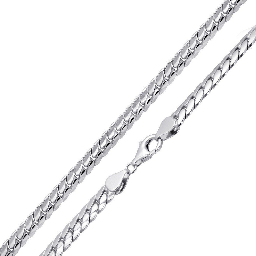 Materia Silberkette Herren Silber Panzerkette massiv günstig online kaufen