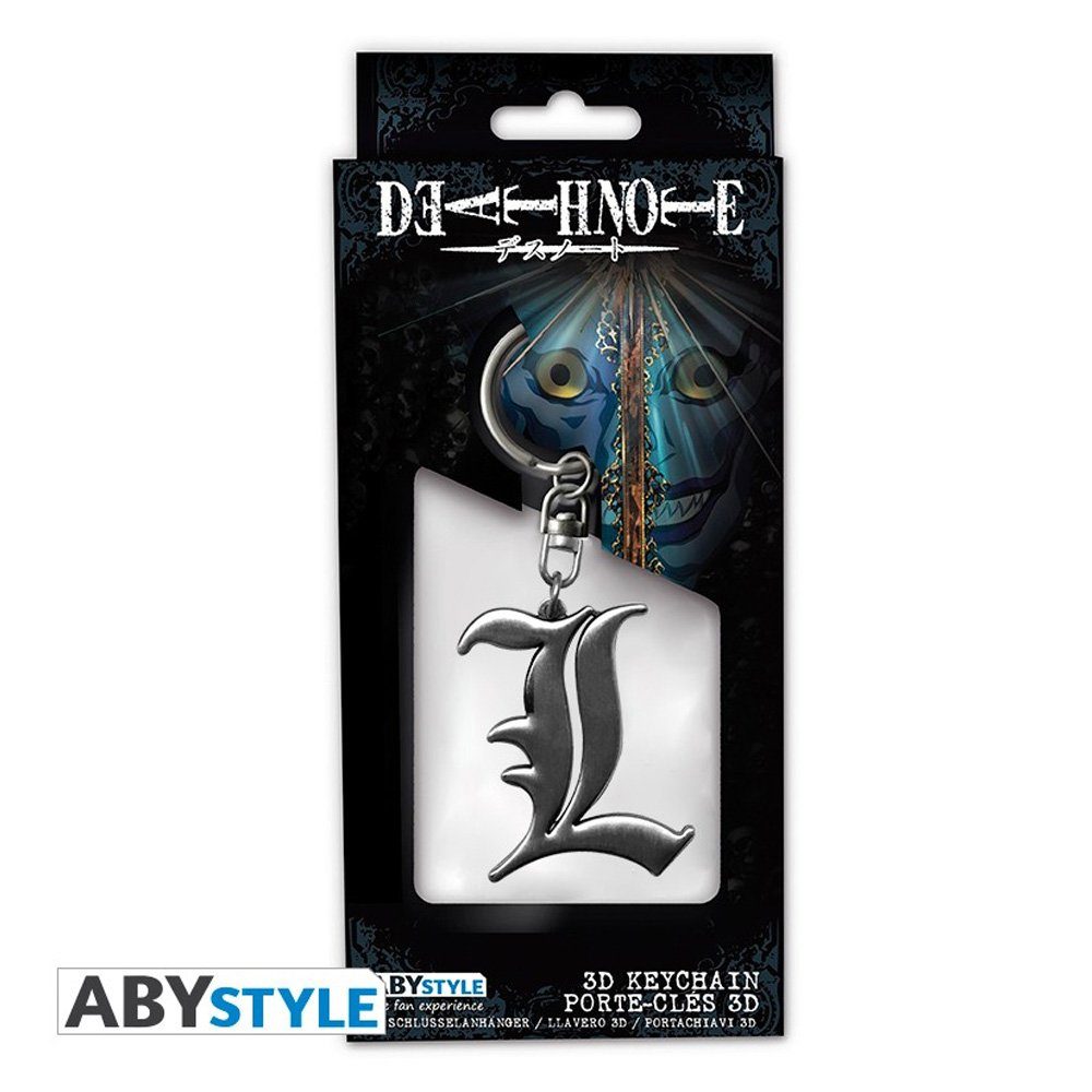 ABYstyle Schlüsselanhänger L Death Note Symbol - 3D