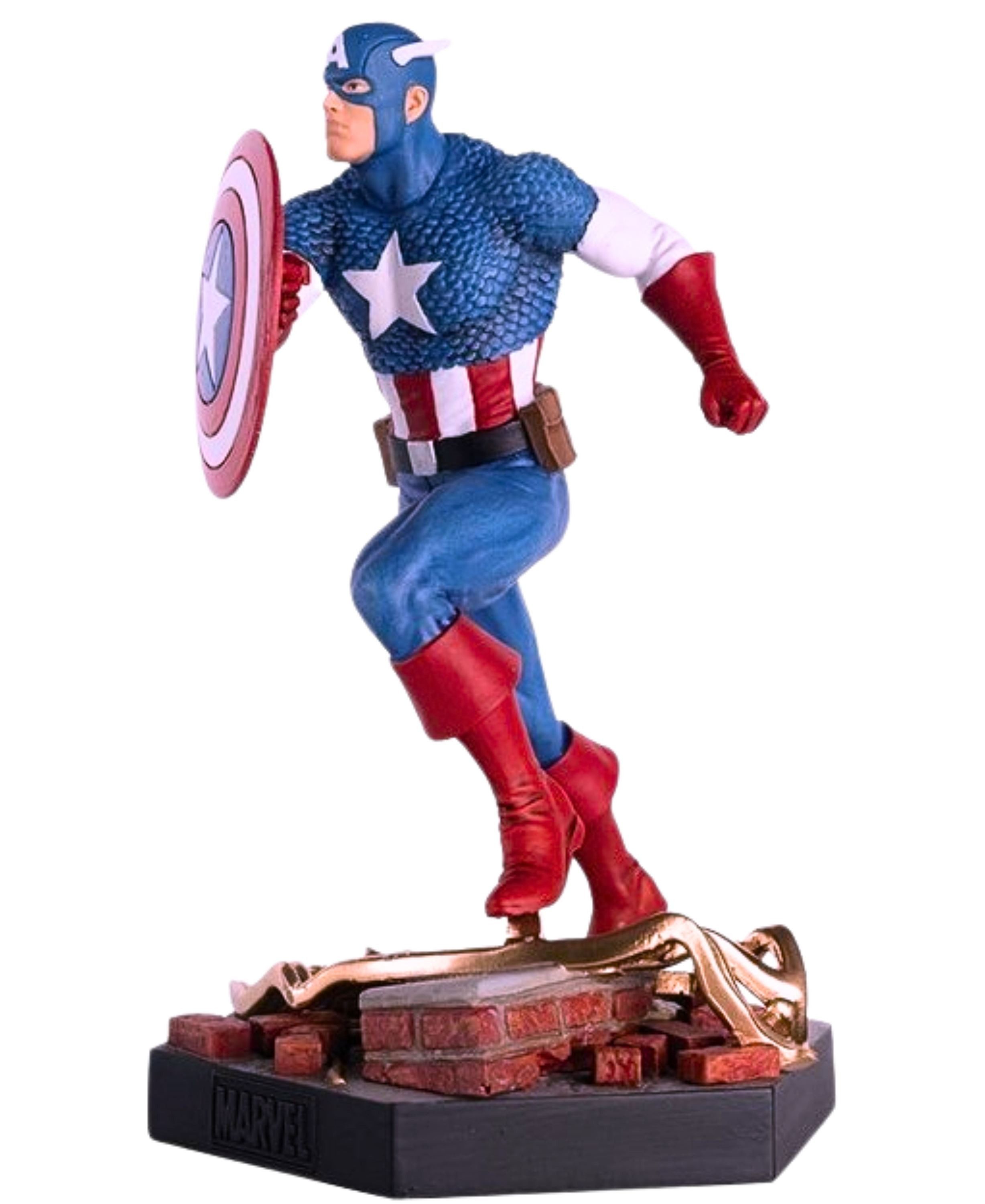 MARVEL Actionfigur Captain America, Sammelfigur 1:16 13 cm