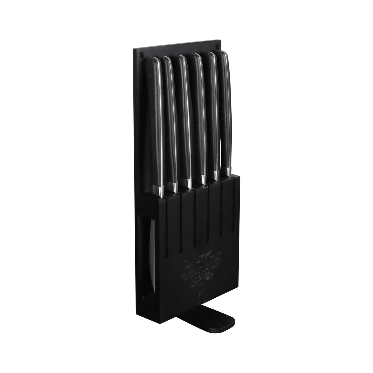 PINTINOX Steakmesser KOBE mit Sägeschliff, im 6er Set mit Halter (6 Stück)