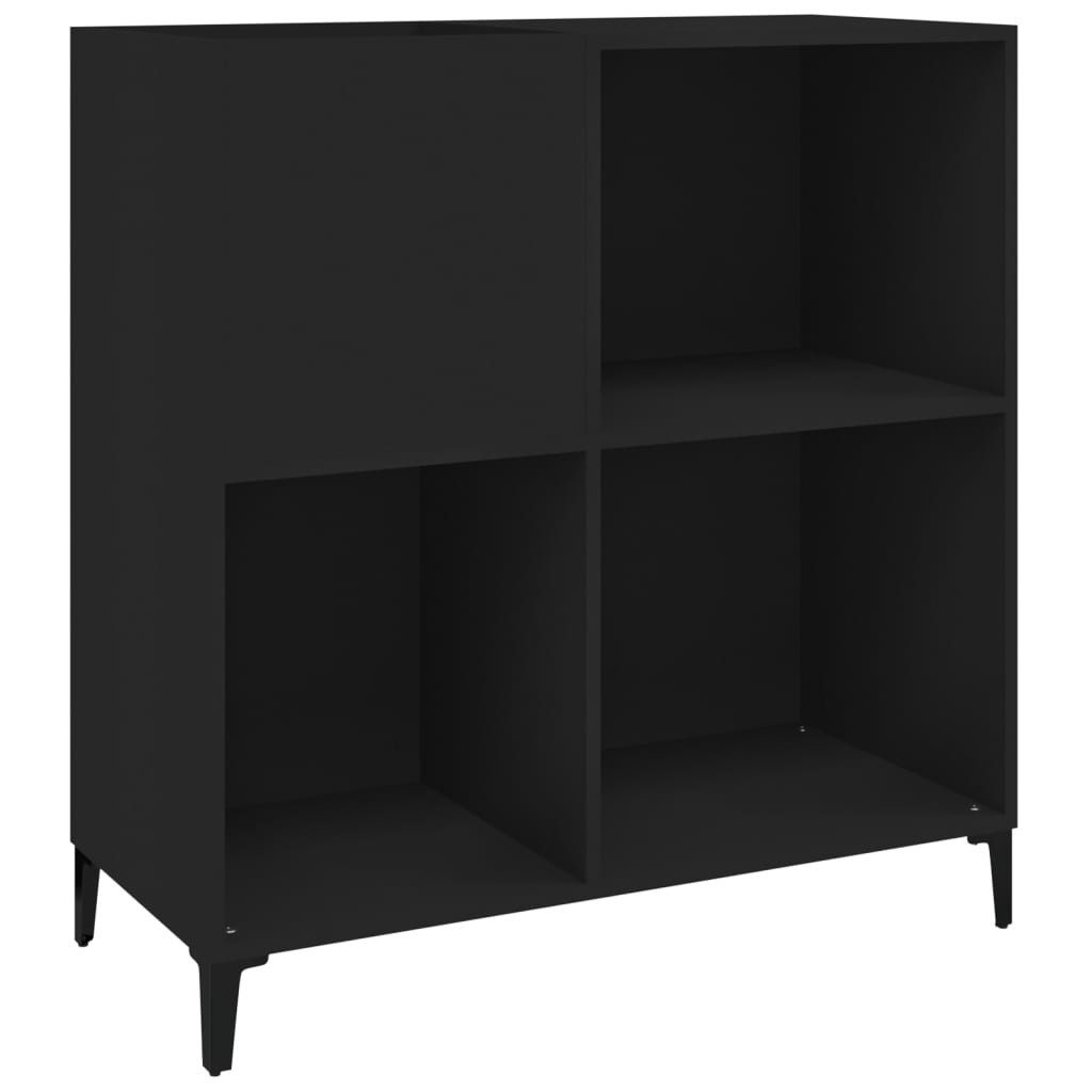 vidaXL Schuhschrank Plattenschrank Schwarz 84,5x38x89 cm günstig online kaufen