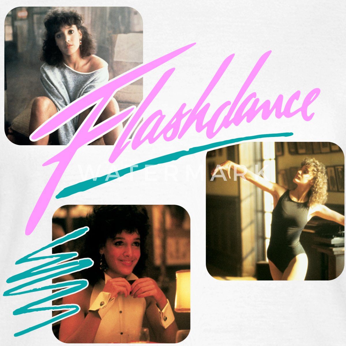 Spreadshirt T-Shirt Flashdance 80er-Design Mit Alex Owens Frauen T-Shirt (1 günstig online kaufen
