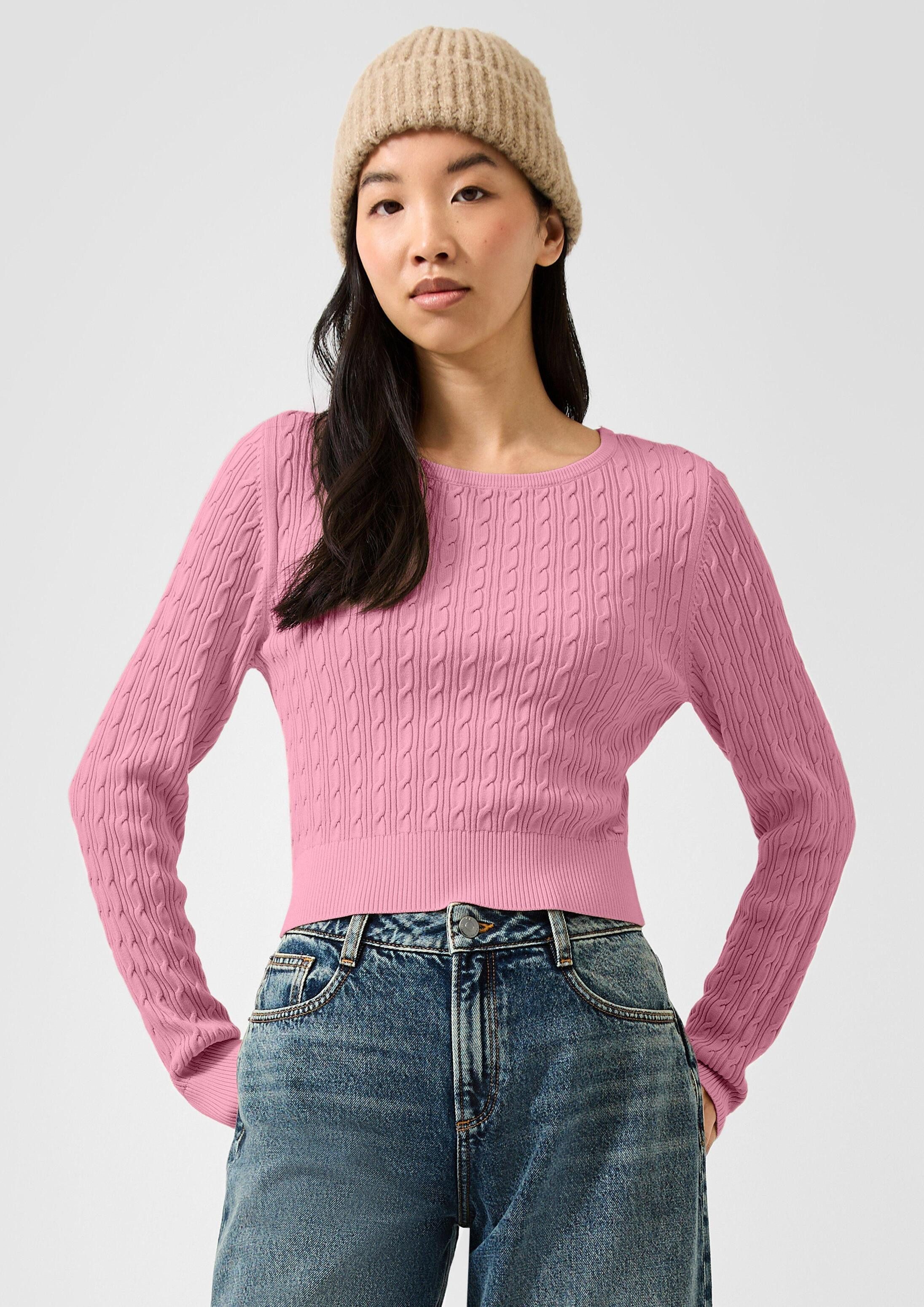 QS Longpullover Strickpullover Strickpullover