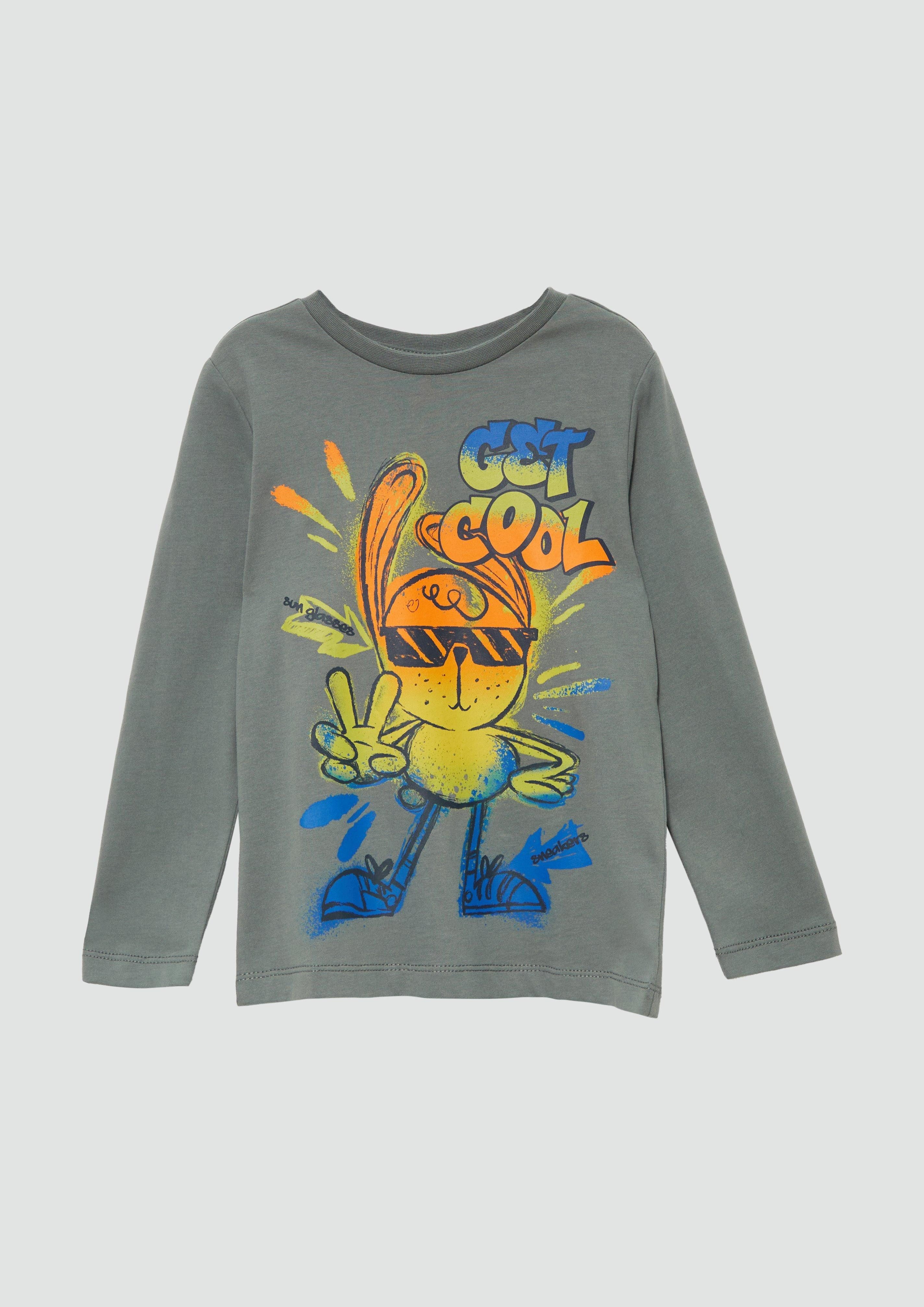 Langarmshirt Longsleeve mit Frontprint