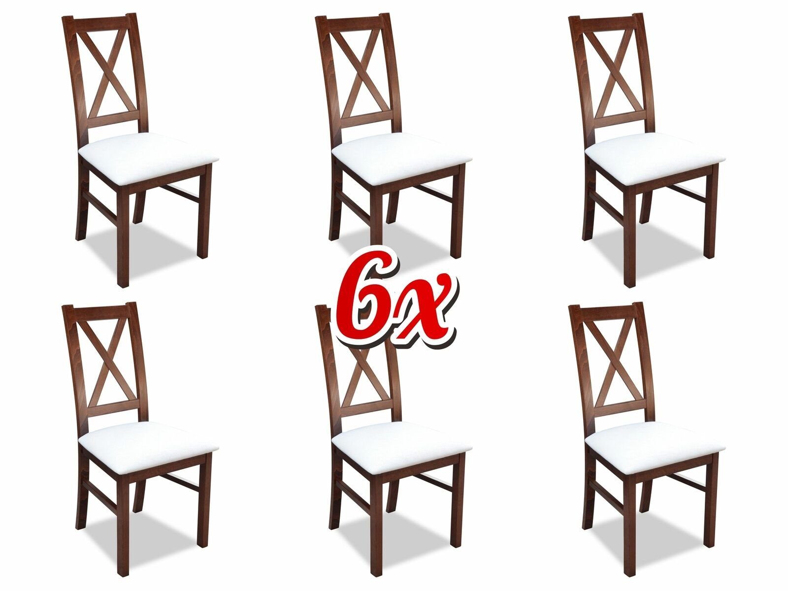 JVmoebel Stuhl, Garnitur Sessel 6x Lehnstühle Stühle Stuhl Polster Design Lounge Club Sitz Lehn