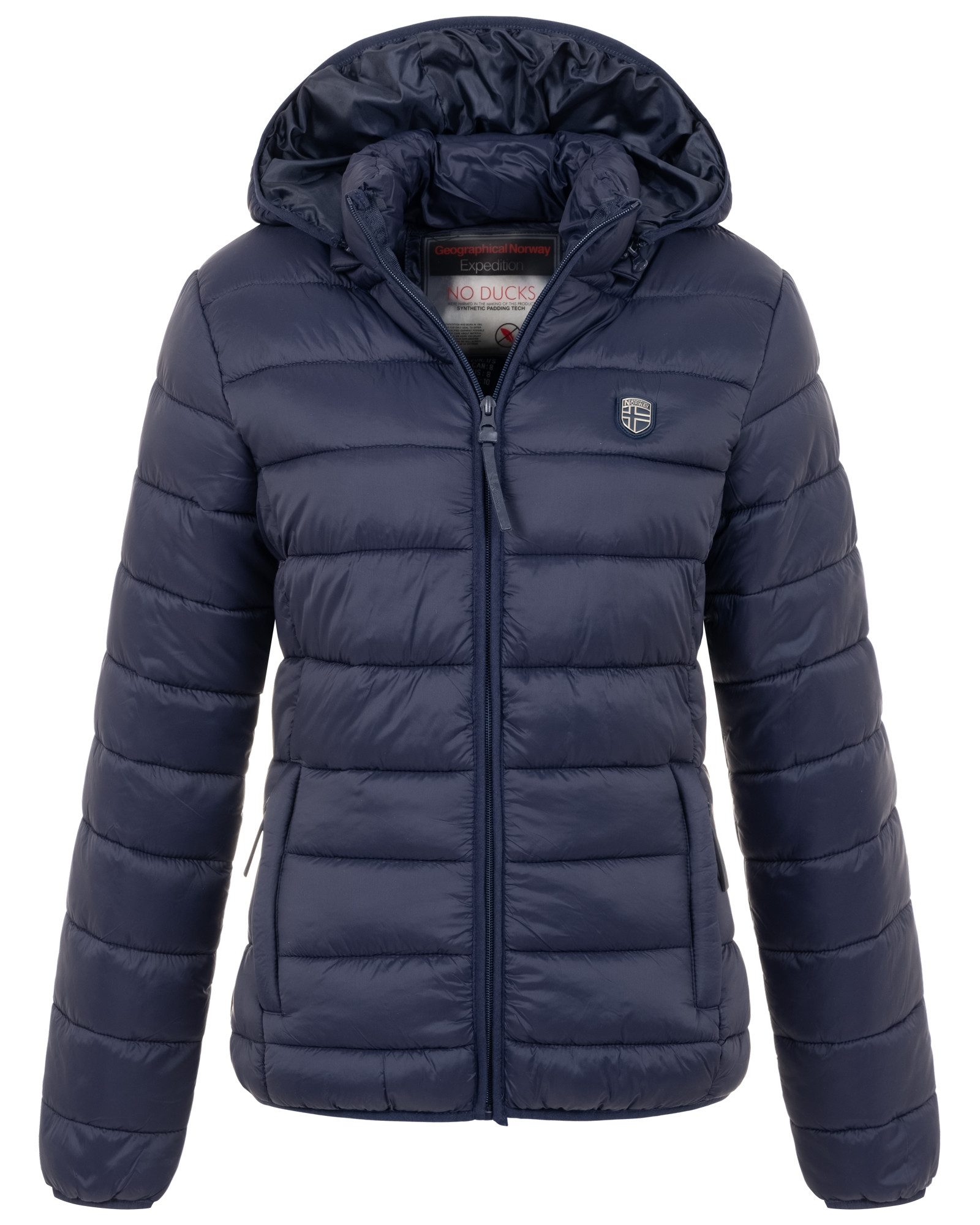Geographical Norway Steppjacke Damen Herbst Winter Jacke Steppjacke Outdoor Übergangsjacke leicht