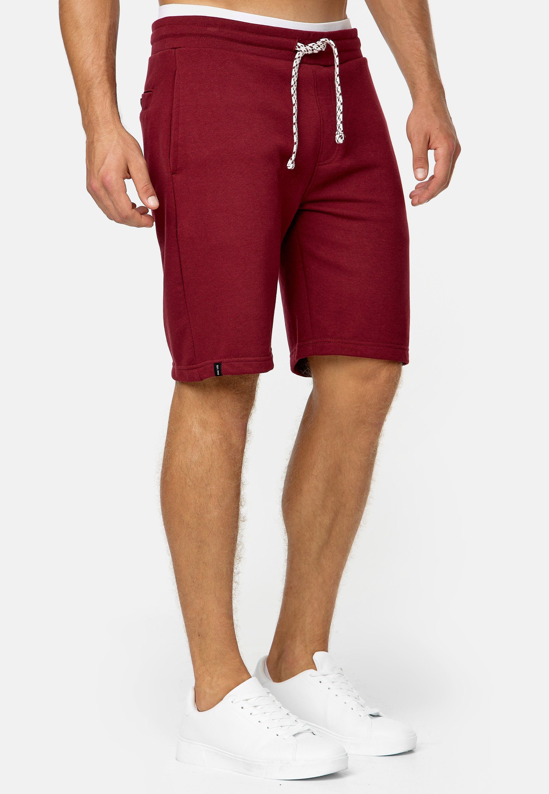 Indicode Sweatshorts Aldrich Zinfandel mix