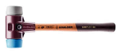 Halder KG Gummihammer, Schonhammer SIMPLEX 60 mm TPE-soft/mid