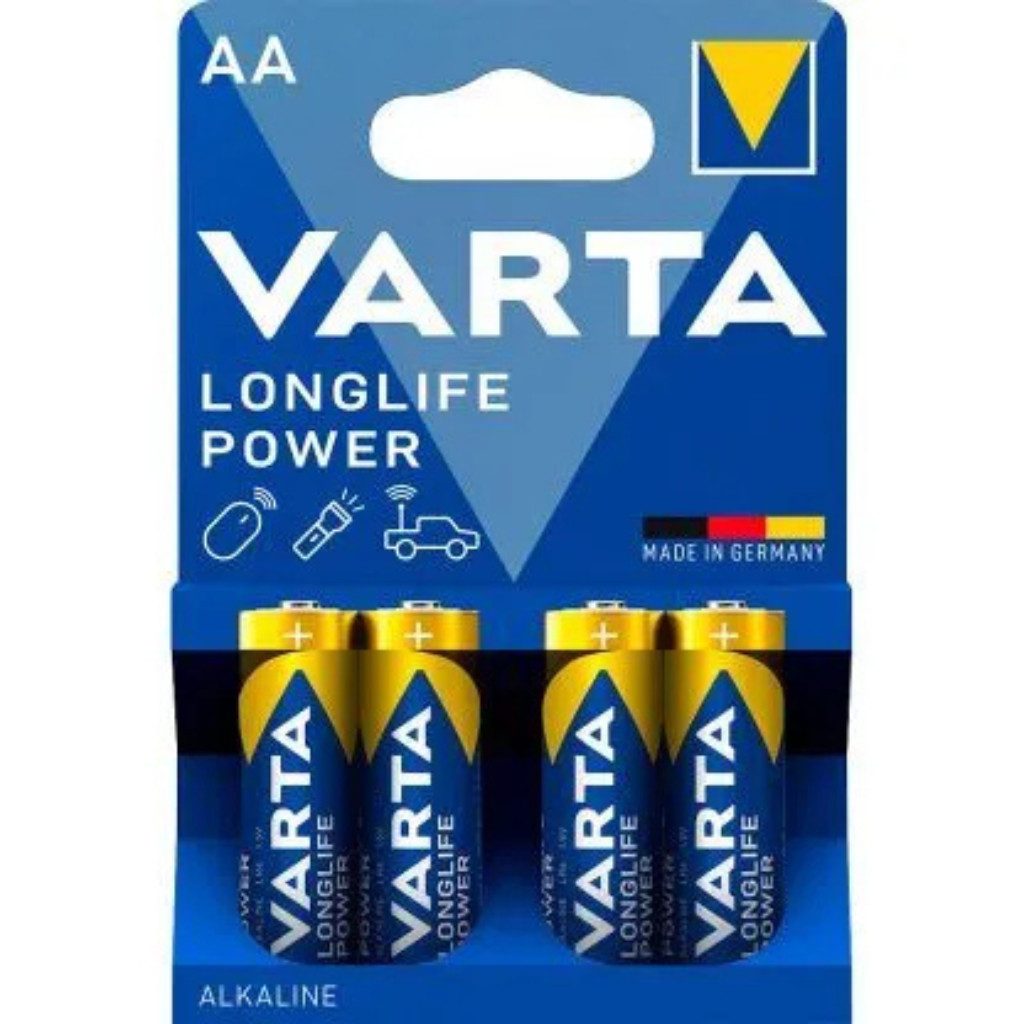 4 VARTA Batterien LONGLIFE Power Mignon AA 1,5 V Batterie
