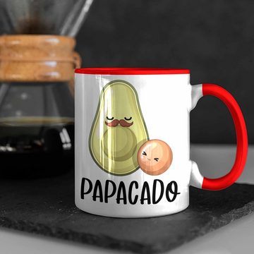 Trendation Tasse Papacado Tasse Geschenk Werdene Mutter Avocado NIedliche Grafik Schwan