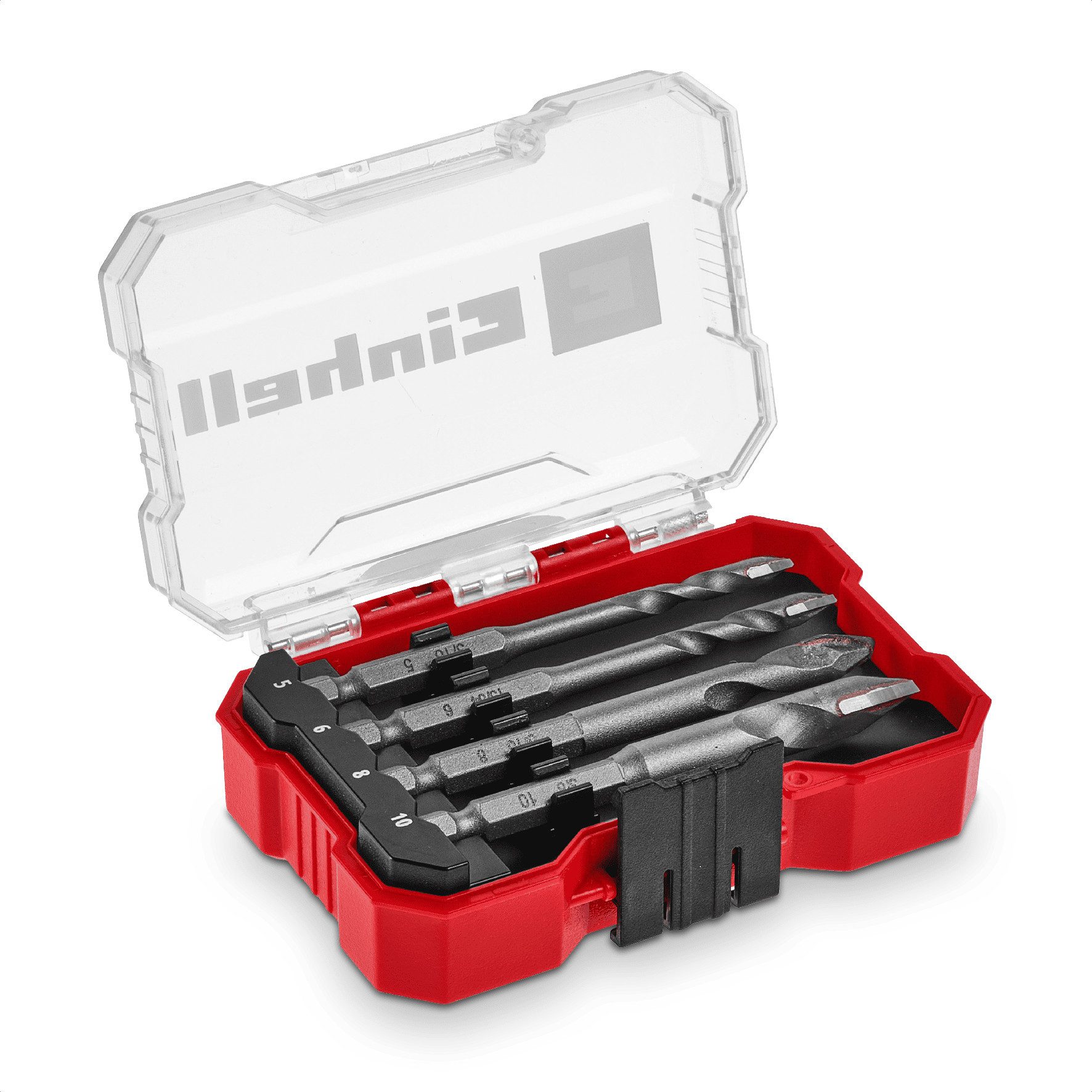 Einhell Bohrer- und Bit-Set, (4x Keramikbohrer (5 / 6 / 8 / 10 mm), 1x Aufb günstig online kaufen