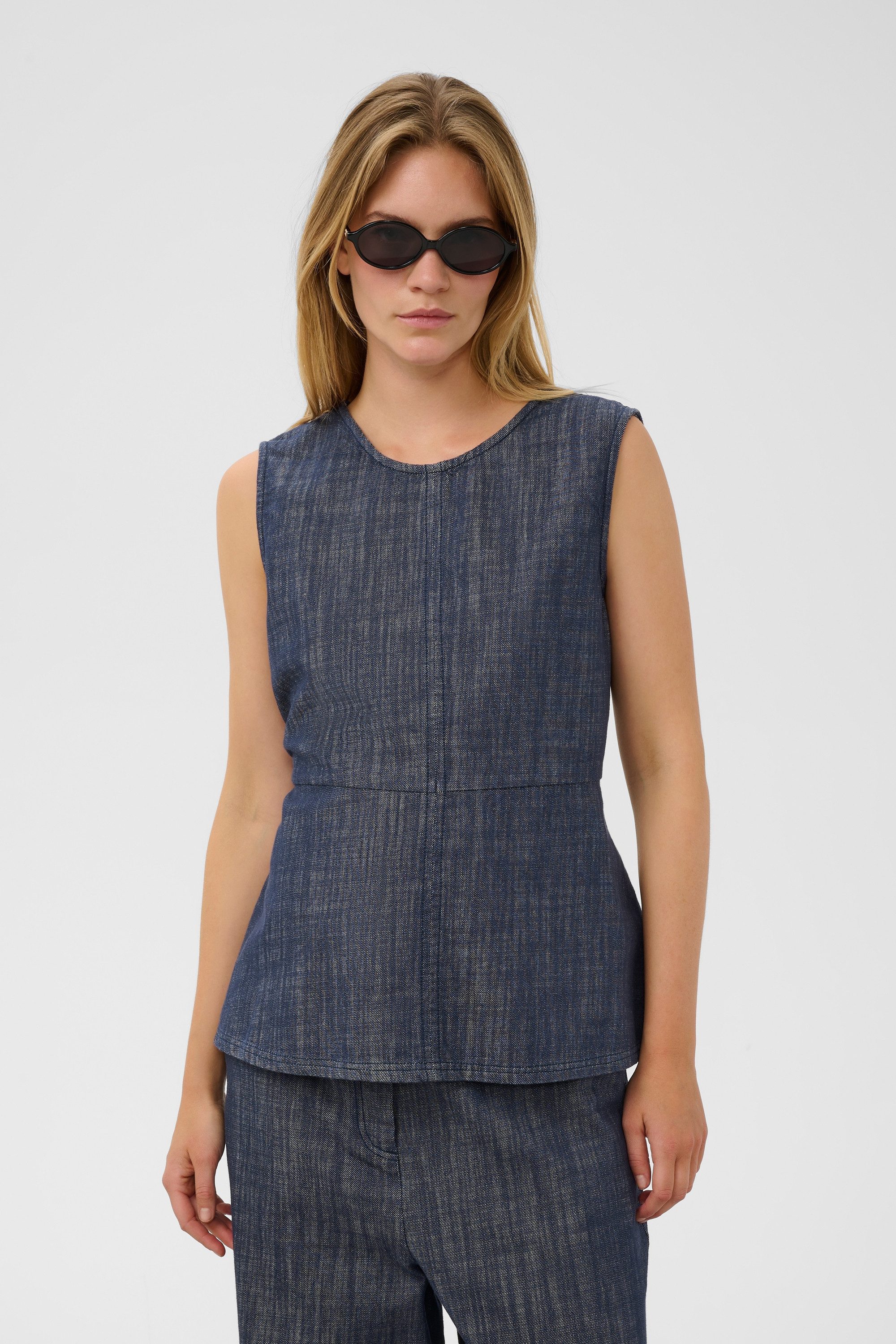 SOAKED IN LUXURY Kurzarmbluse Bluse kurzarm SLLufira