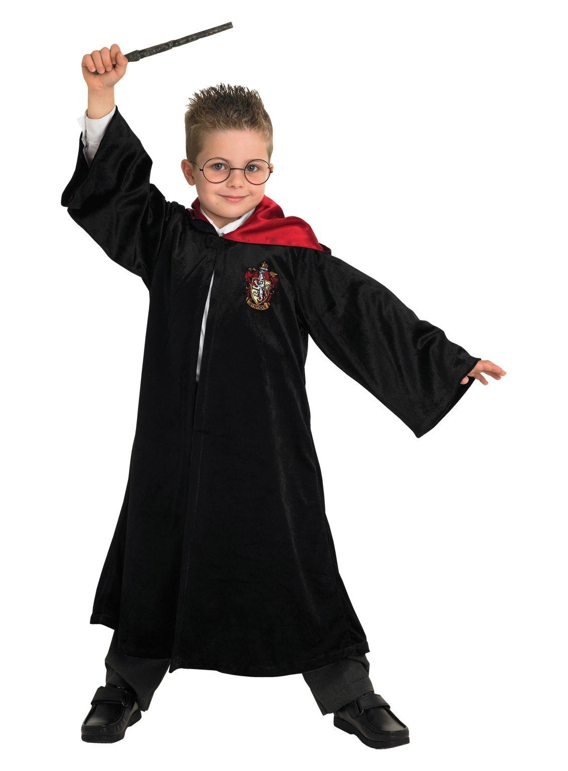 Rubie´s Zauberer-Kostüm Harry Potter Gryffindor Kinderrobe, Hochwertiger Harry Potter-Robe aus samtweichem Stoff