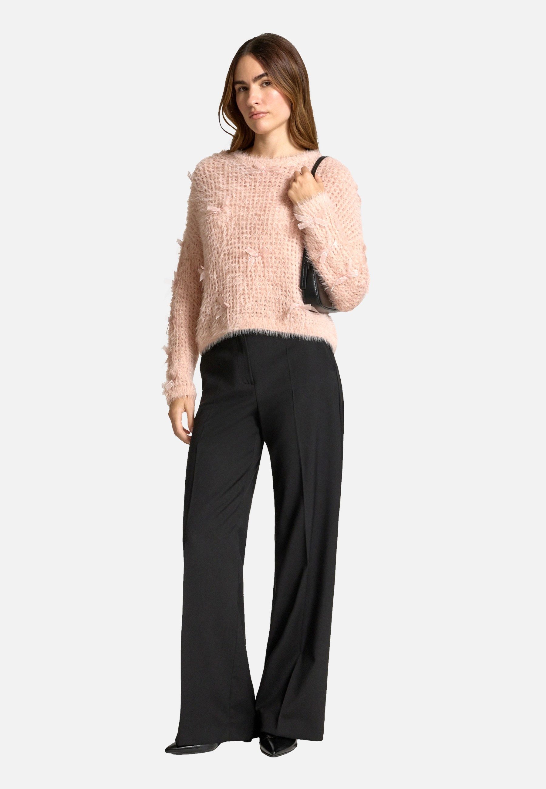 Guess Strickpullover Pullover Hinata Strickpullover R-Neck (1-tlg)