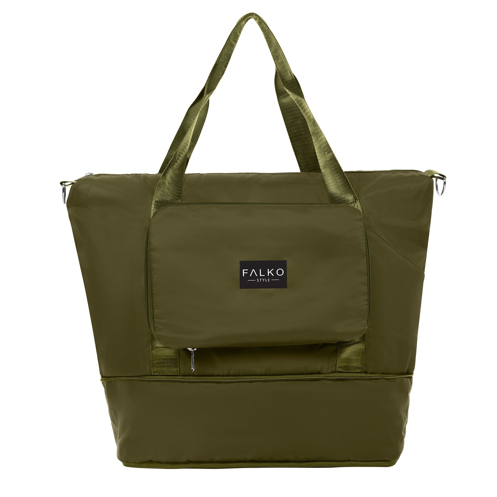 Genius Umhängetasche FALKO Style Falttasche mit Gurt, faltbare 3in1 Reisetasche, Ideal für Reisen, Sport, Shopping und Alltag.