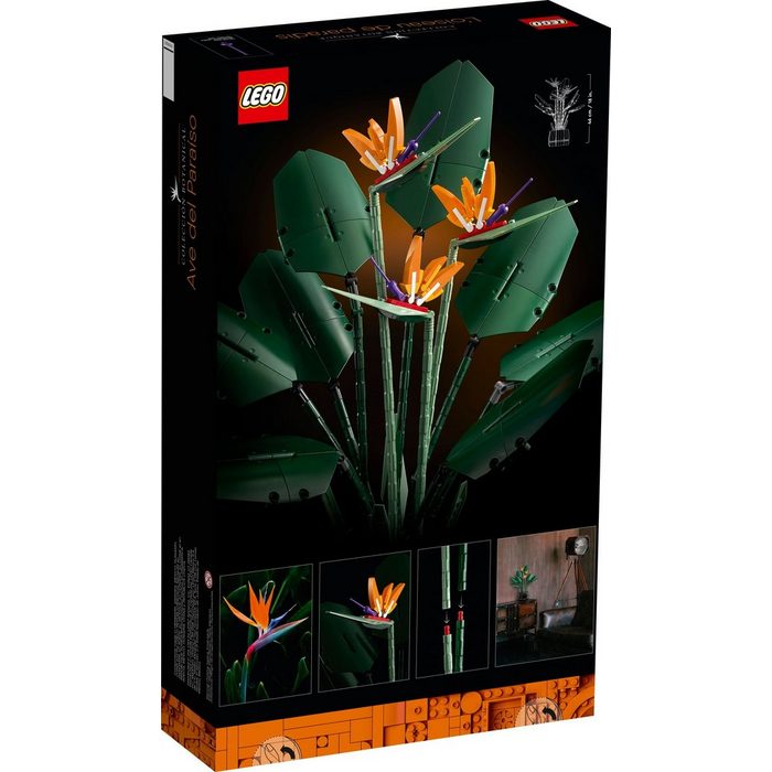 LEGO® Konstruktionsspielsteine LEGO® Creator Expert - Paradiesvogelblume (Set 1173 St)