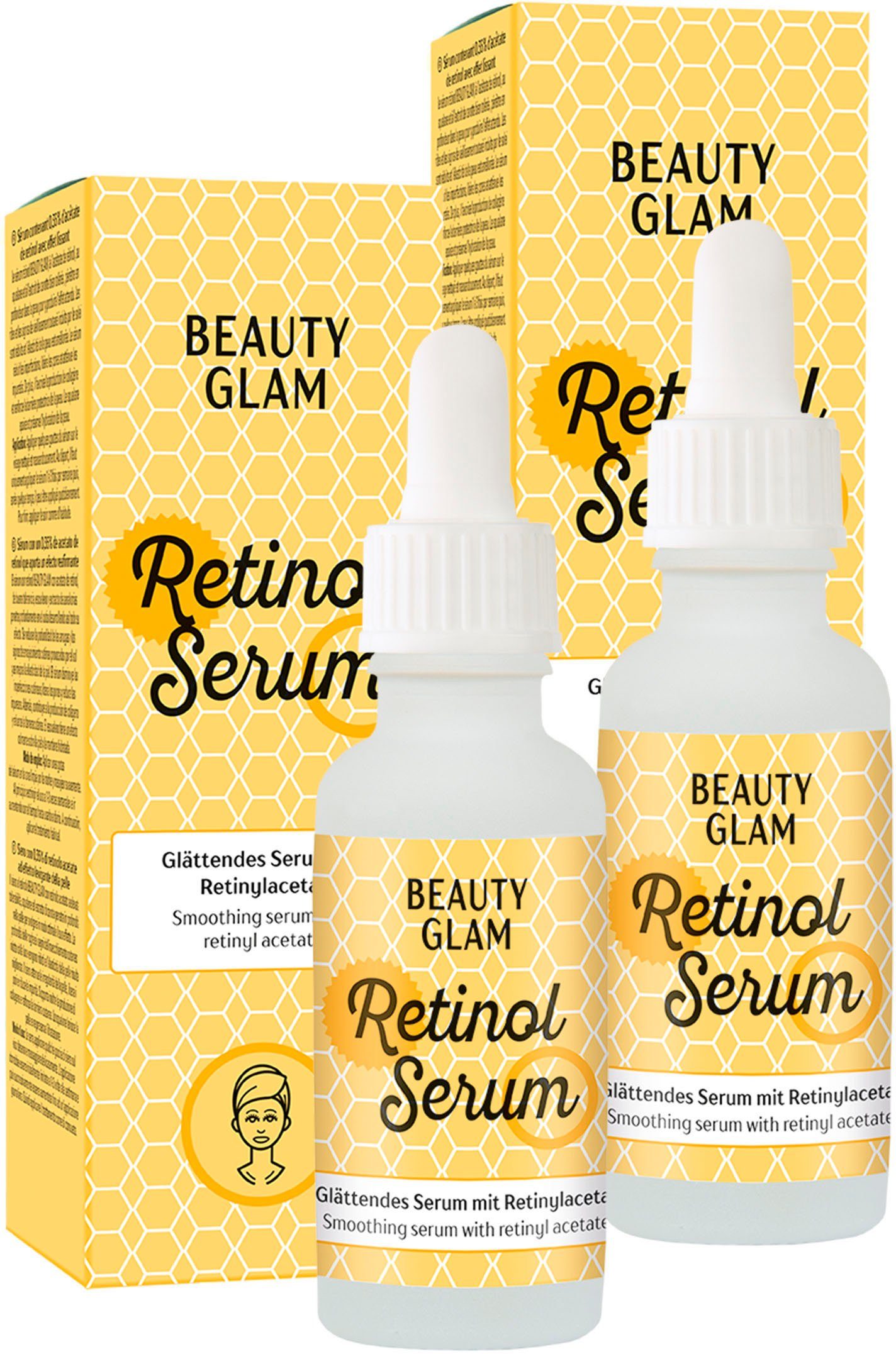 BEAUTY GLAM Догляд за обличчям-Set Retinol Serum, 2-tlg.