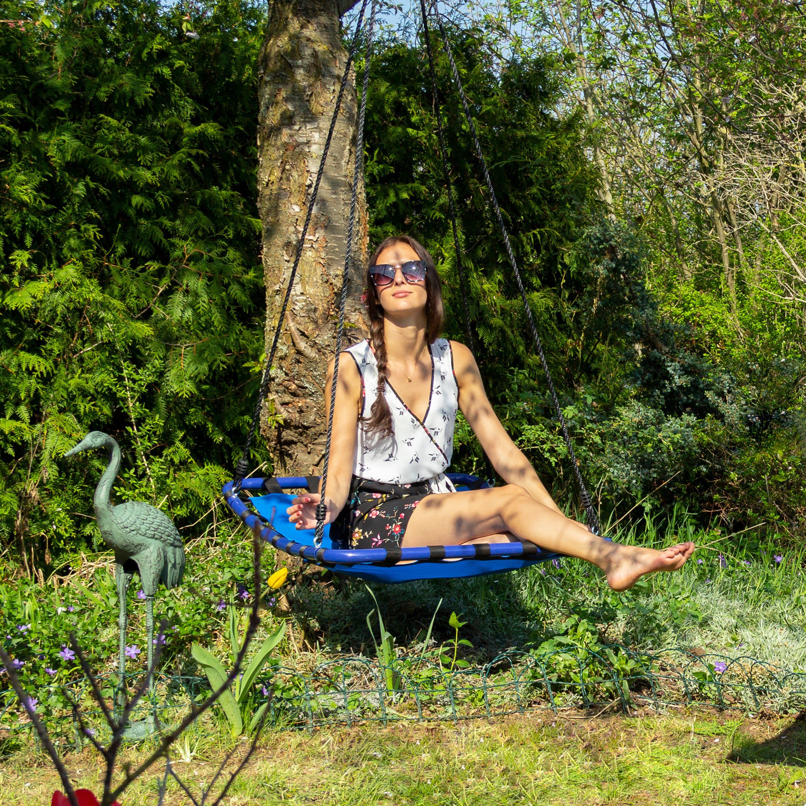 relaxdays Nestschaukel Outdoor viereckig günstig online kaufen