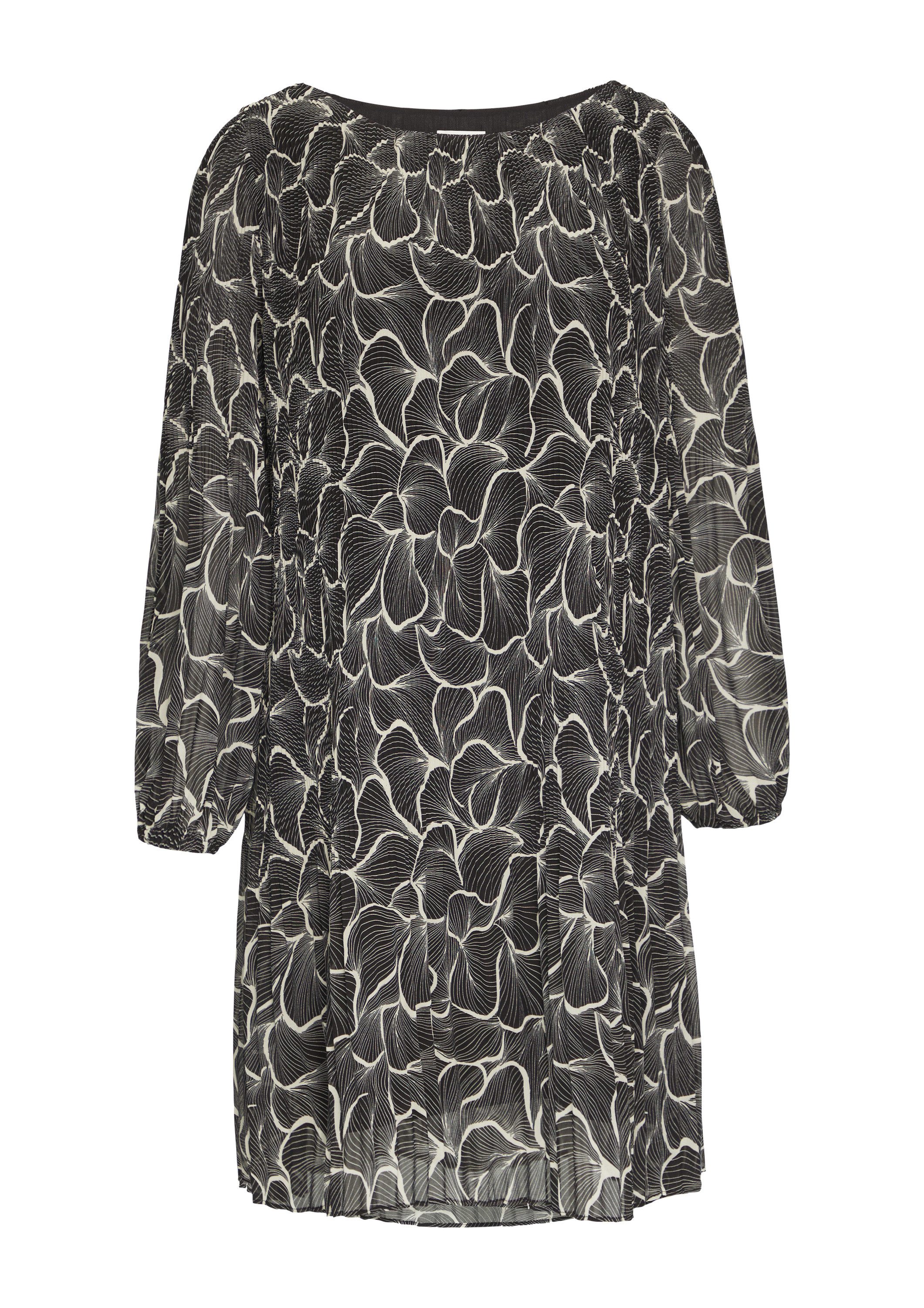 s.Oliver Minikleid Kleid Plissiertes Kleid aus Chiffon günstig online kaufen