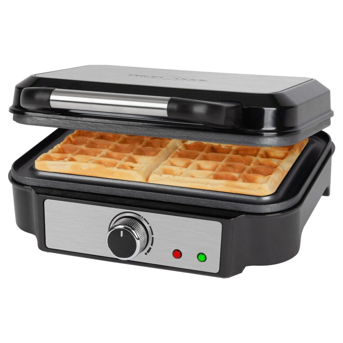 ProfiCook Waffeleisen PC-WA 1240, für 2 rechteckige Waffeln pro Backvorgang