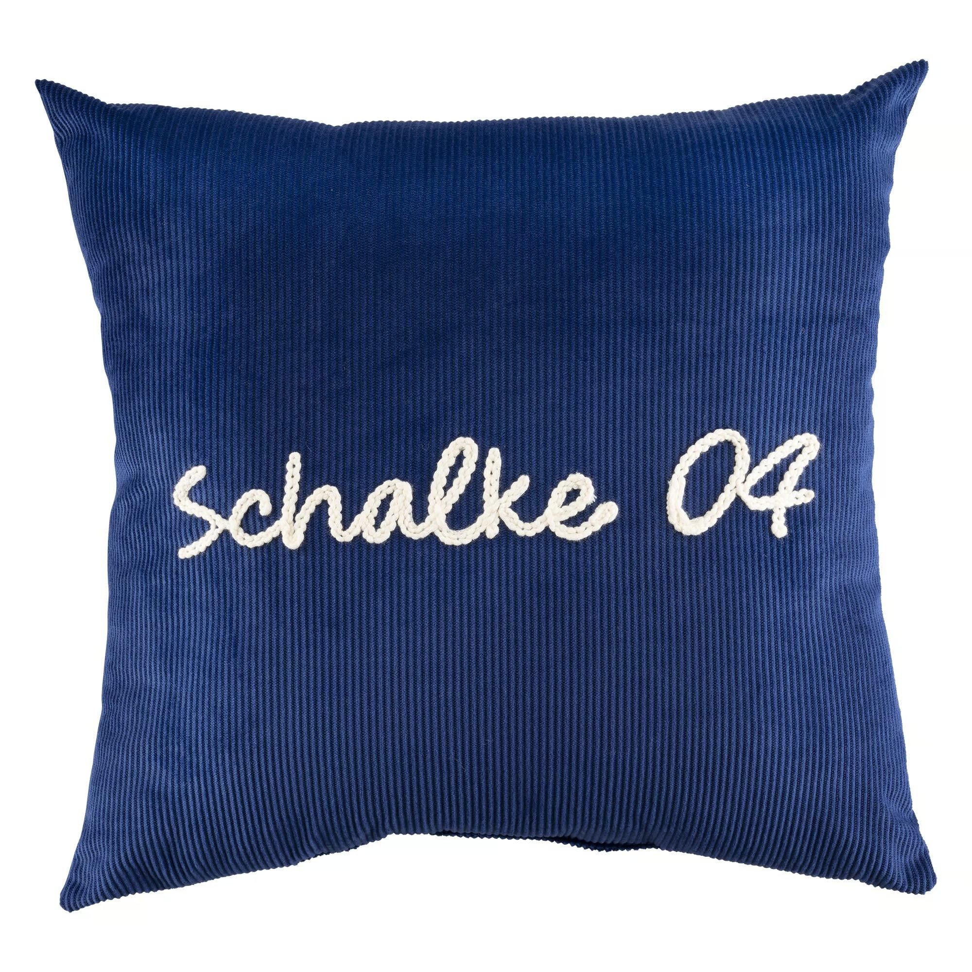 FC Schalke 04 Dekokissen Kissen Kordel