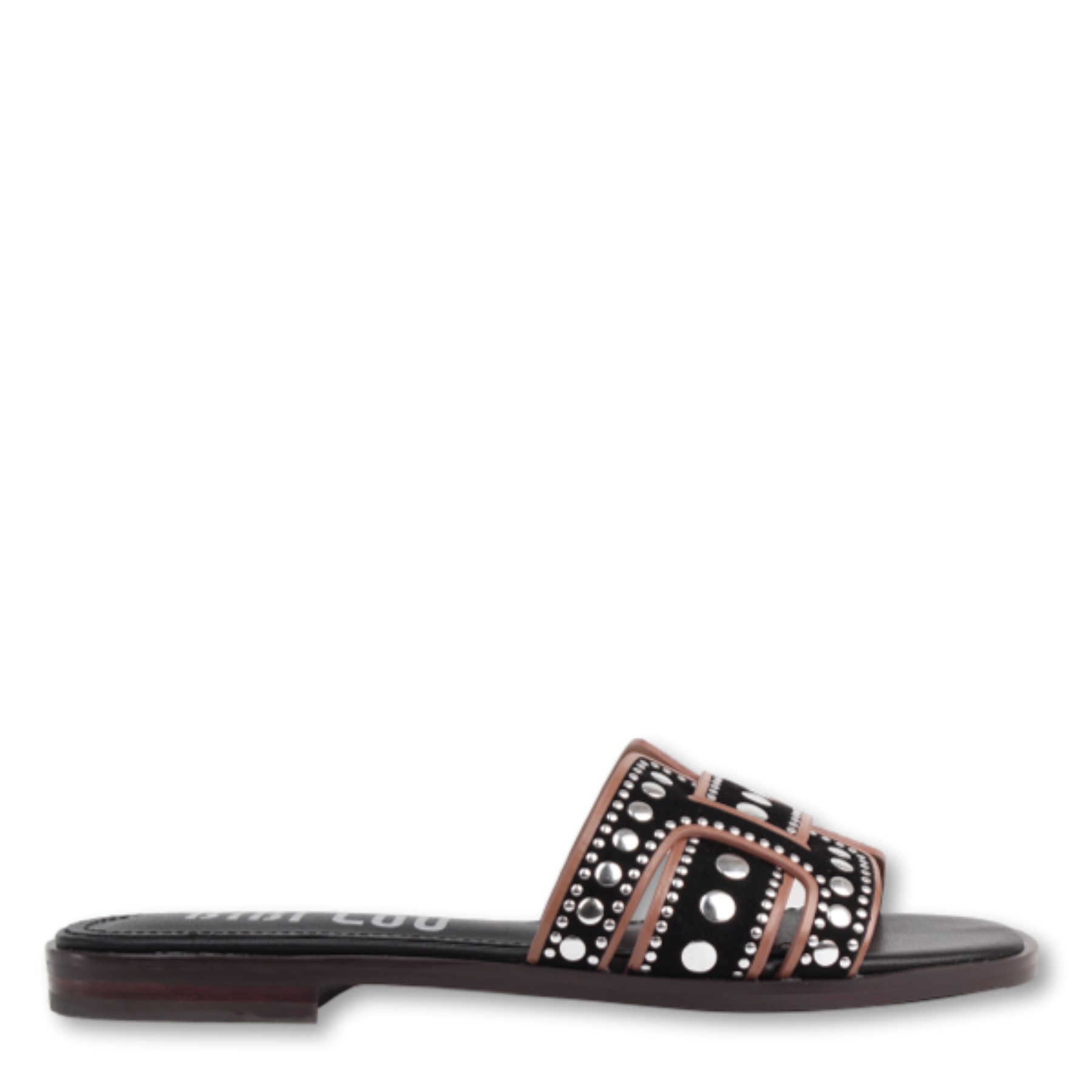 Bibi Lou BIBI LOU Sandalen HOLLY FLAT aus Leder - Schwarz Sandale