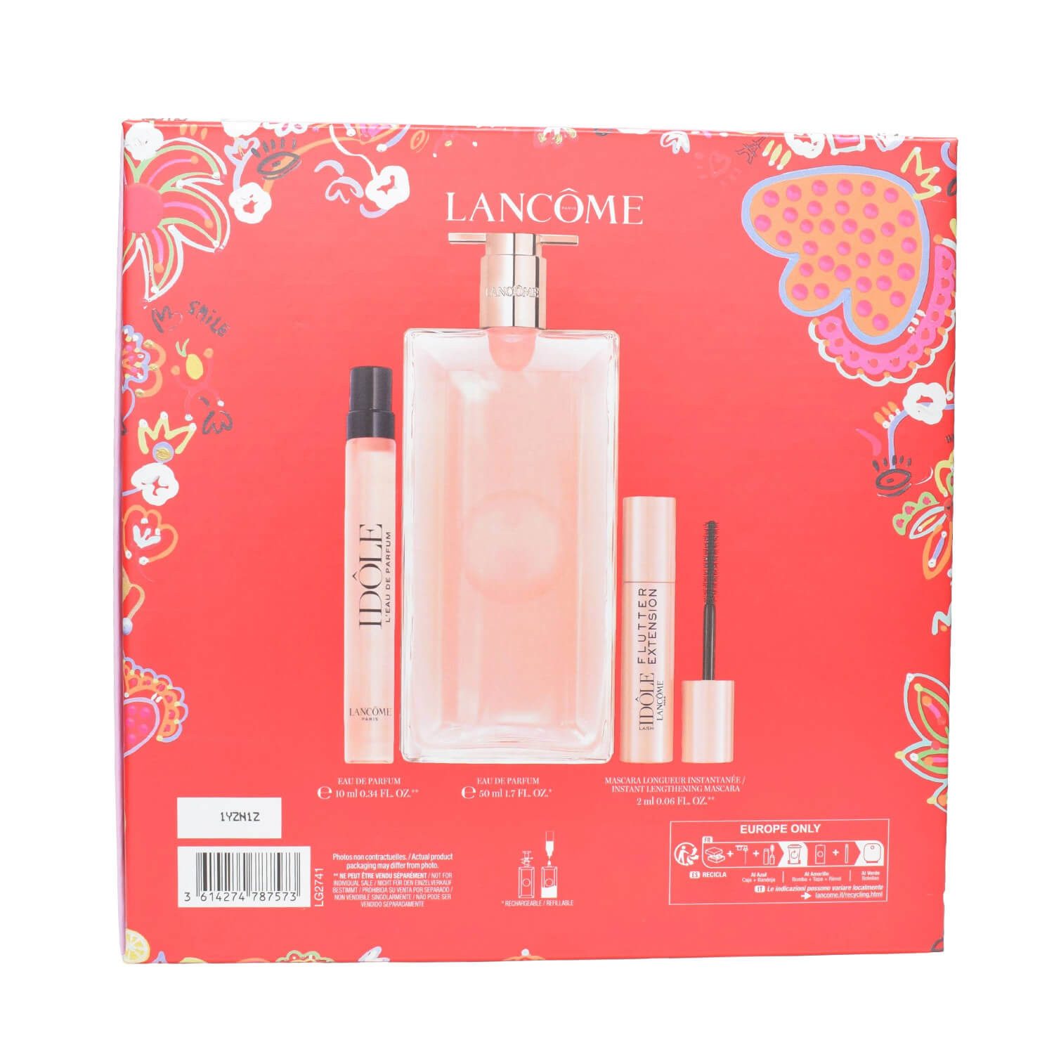 LANCOME Duft-Set Idole Set 50 ml + 10 ml + Mini Lash Idole Flutter Mascara Damen