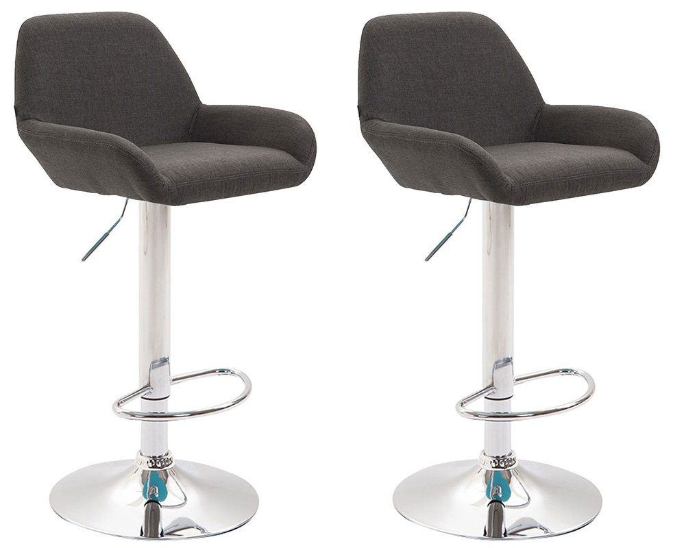 CLP Barhocker Braga Stoff (2er Set, günstig online kaufen