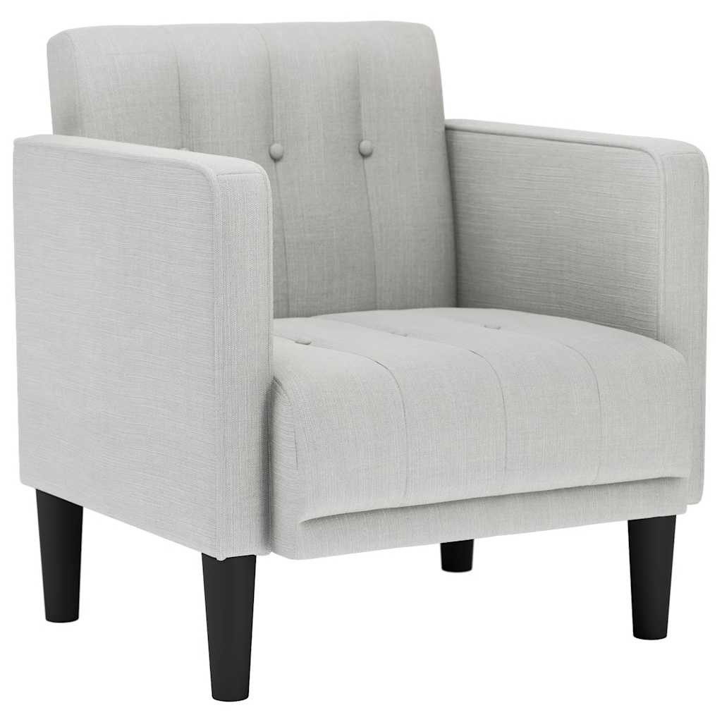 vidaXL Sessel Sessel mit Armlehnen Wolkengrau günstig online kaufen