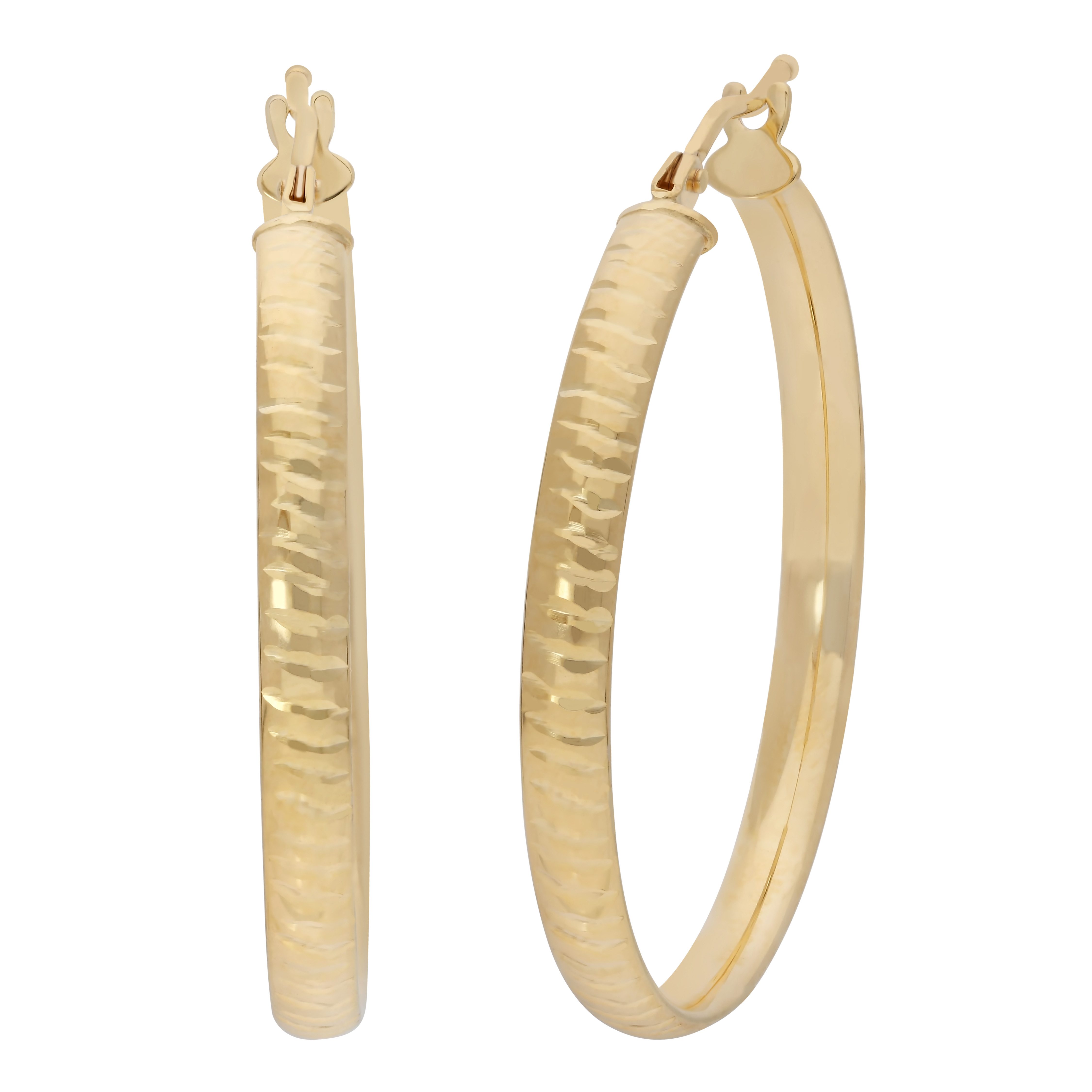 Paar Creolen Schmuck Geschenk Gold 375 Ohrschmuck Ohrringe