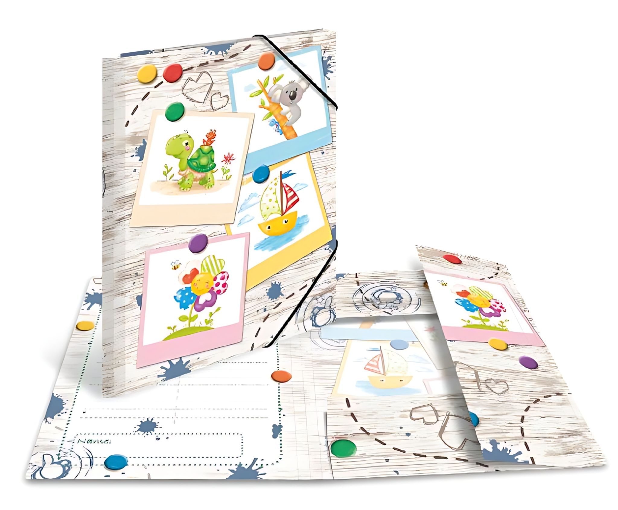 Organisationsmappe Herma Sammelmappe Eckspanner Karton A4 Sandkastenfreunde