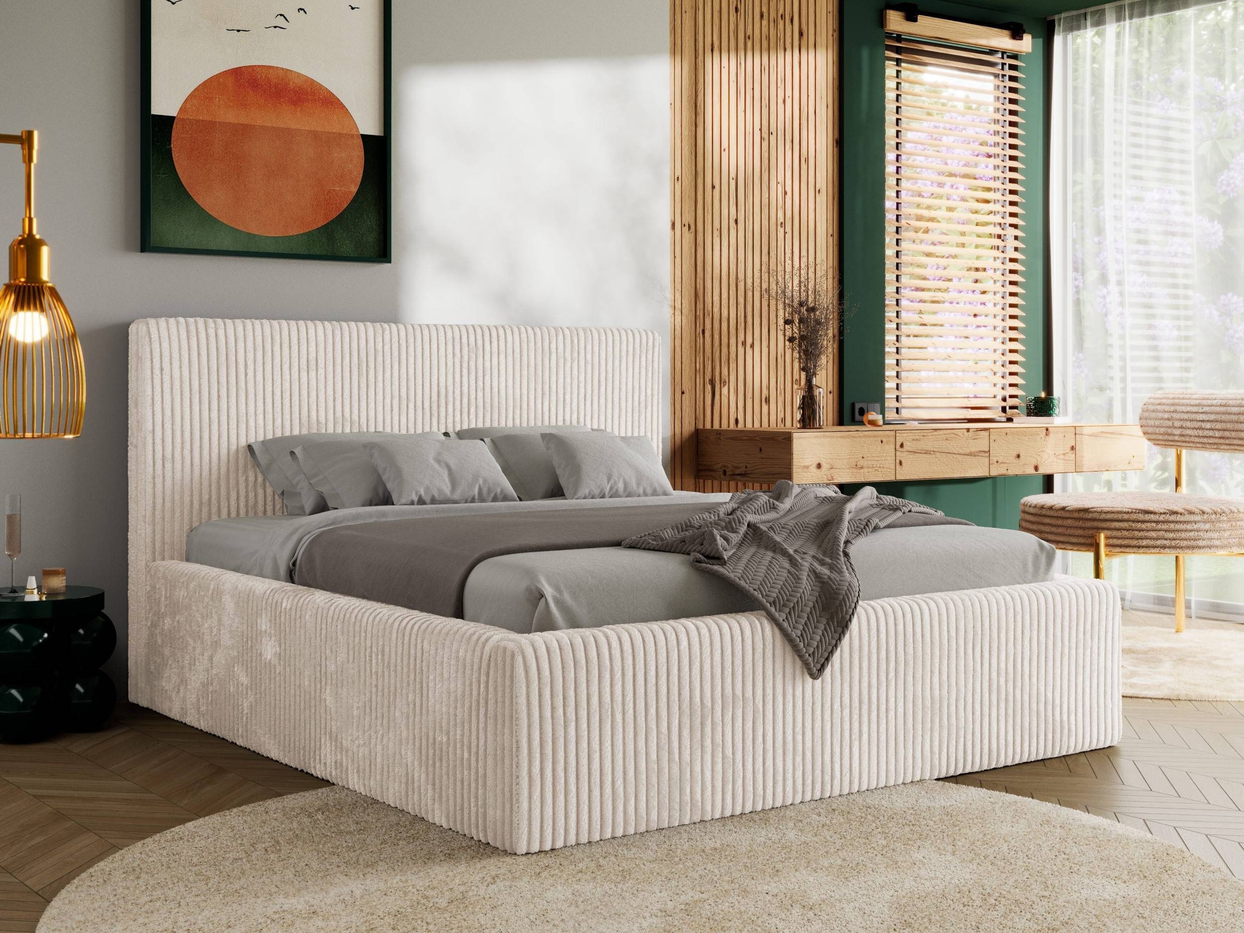 MKS MÖBEL Polsterbett TILIANO CLASSIC (Packung, Set, moderne Bett mit Staur günstig online kaufen