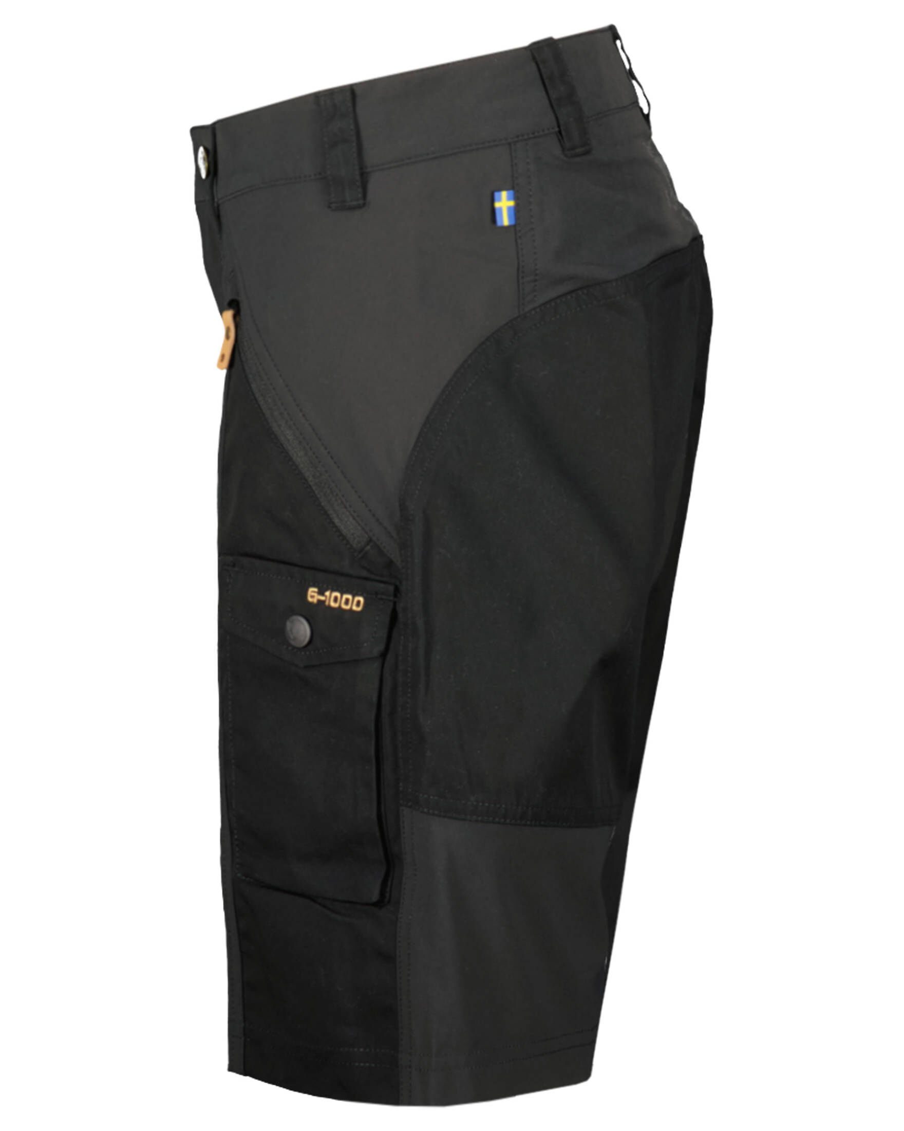 Fjällräven Outdoorhose Damen Outdoor CURVED Black (1-tlg) Shorts SHORT NIKKA