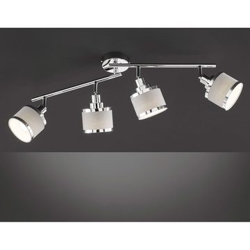 WOFI LED Deckenspot, Leuchtmittel nicht inklusive, Deckenlampe E14 4 Flammig Deckenstrahler 4-